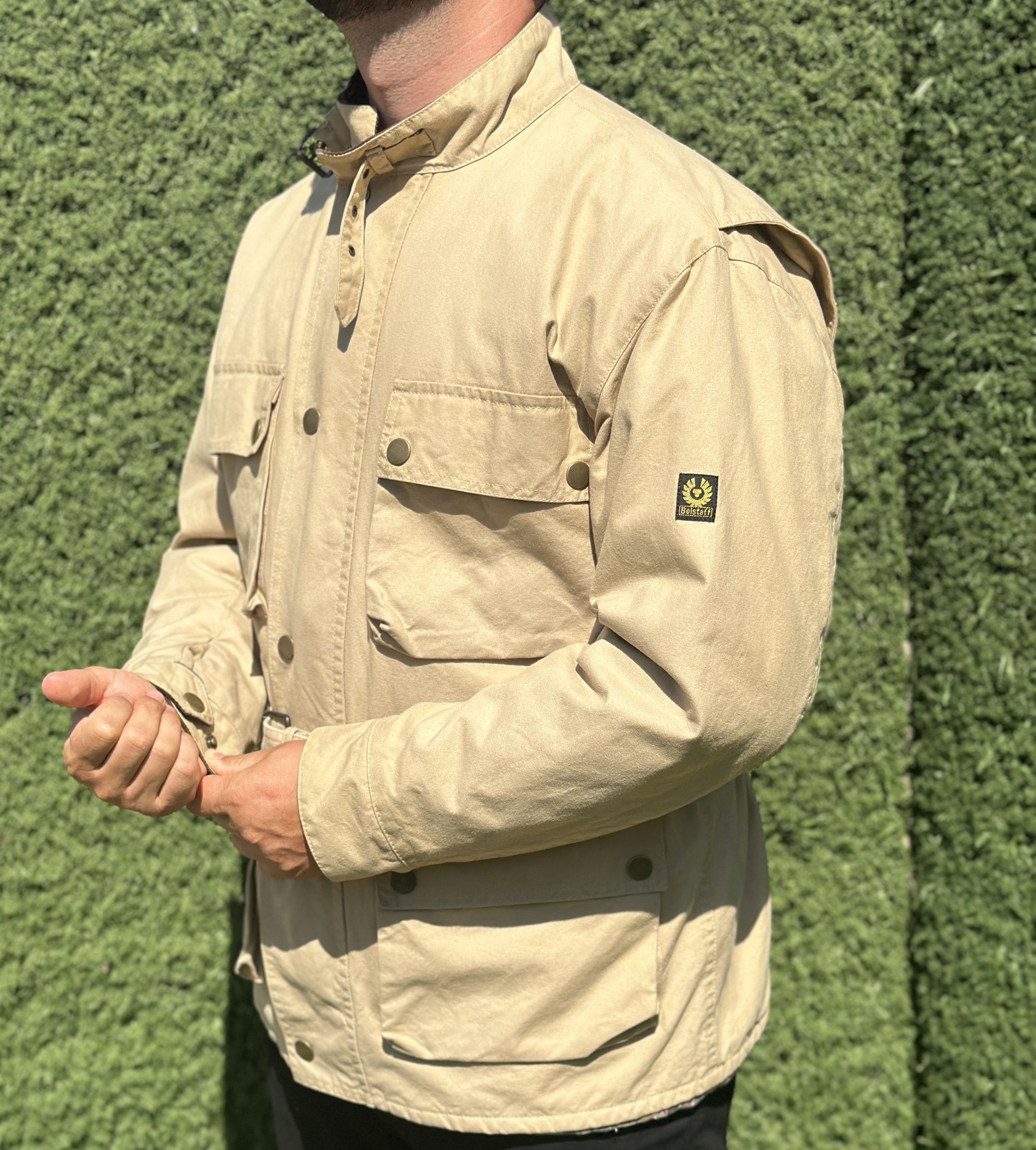 Belstaff Belstaff Wax Rider Motorcycle Motorcycle Bike Beige Size L Size US L / EU 52-54 / 3 - 1 Thumbnail