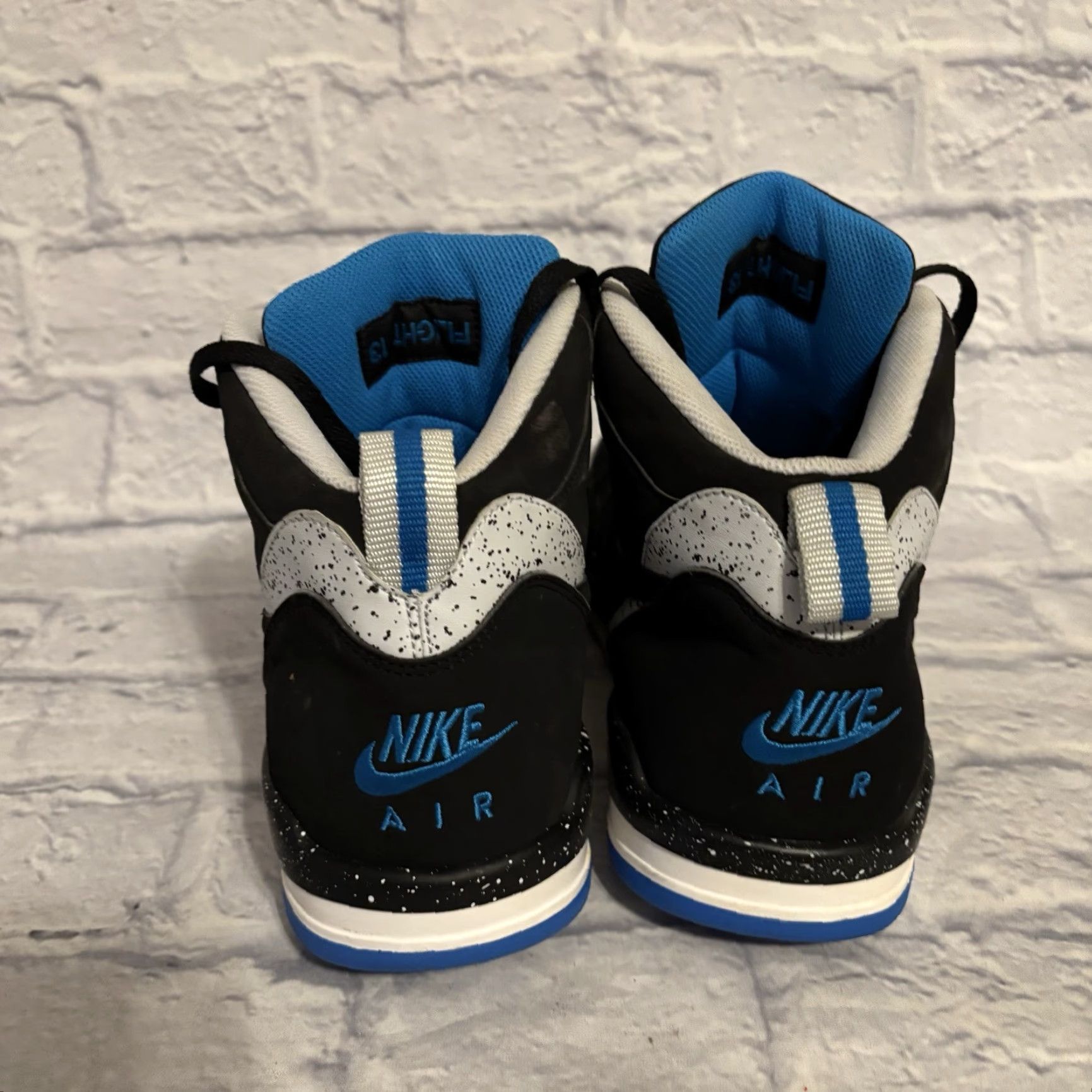 Nike Nike Air Flight ’13 Mid Black Photo Blue 579961-001 Men’s US Size 11 Size US 11 / EU 44 - 5 Thumbnail
