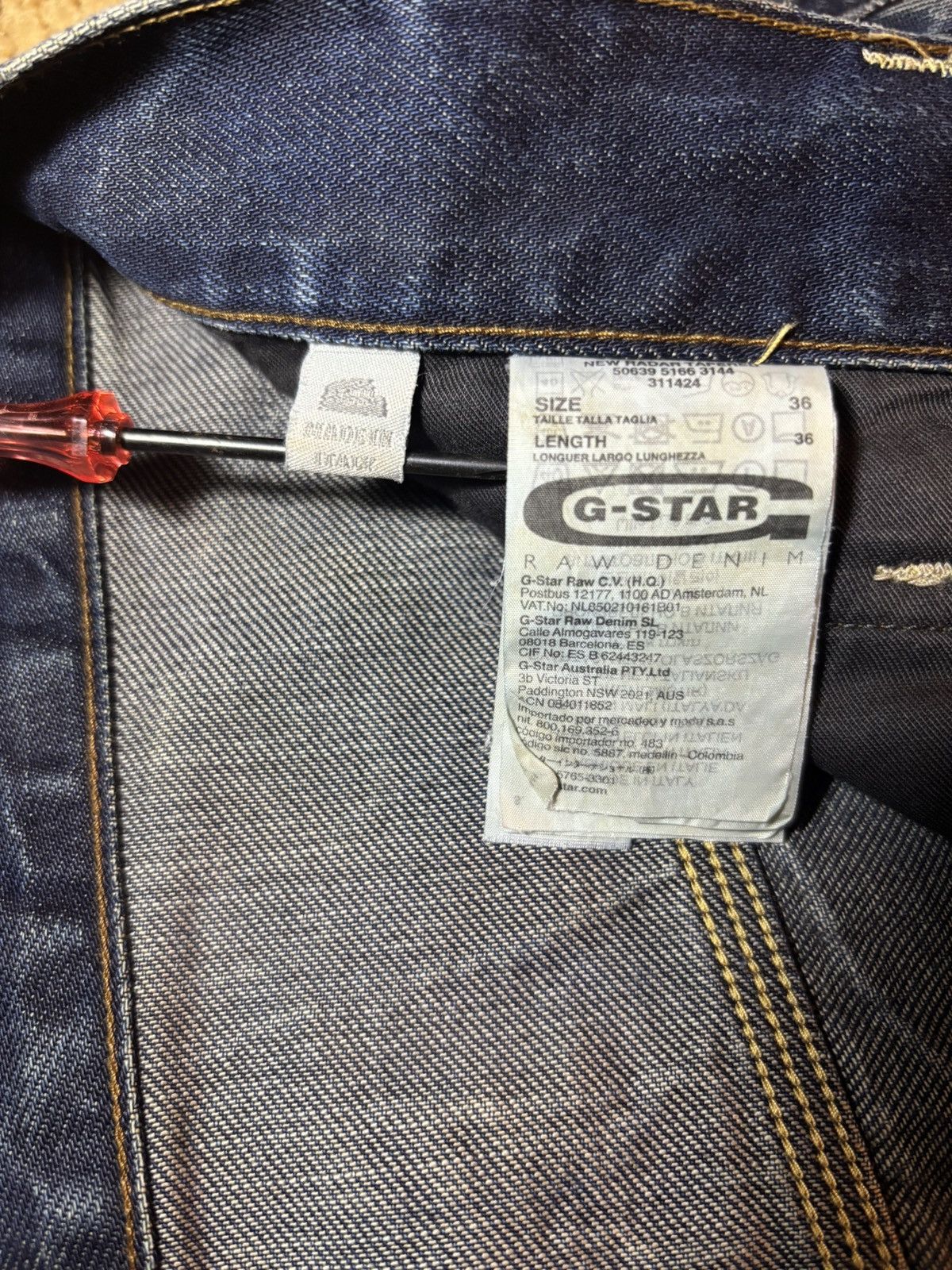 G-Star G - Star distressed denim Size US 36 / EU 52 - 9 Thumbnail