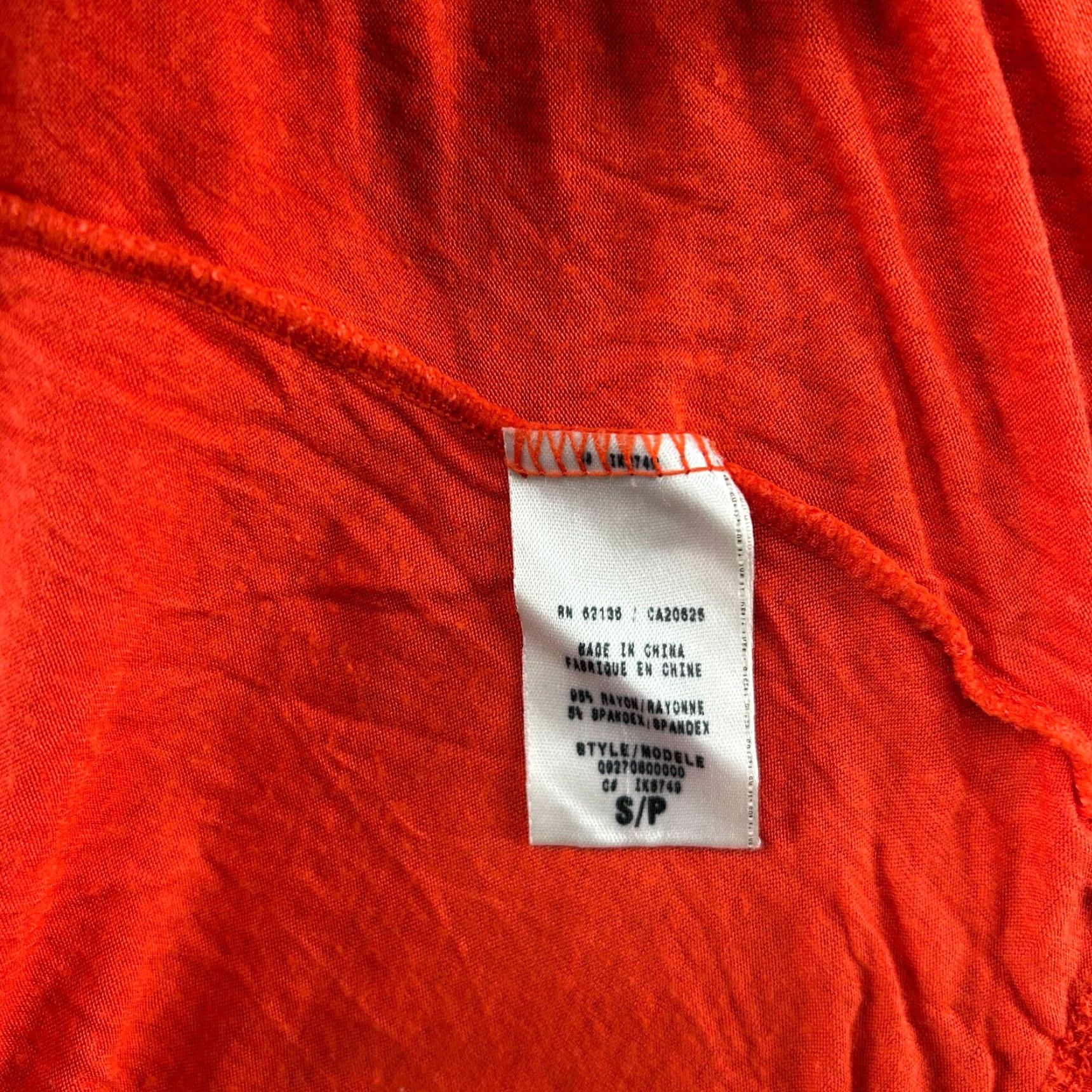 Guess VINTAGE Guess Dress Womens Small Orange Coral Mini Sleeveless Racerback 90s Size S / US 4 / IT 40 - 4 Thumbnail