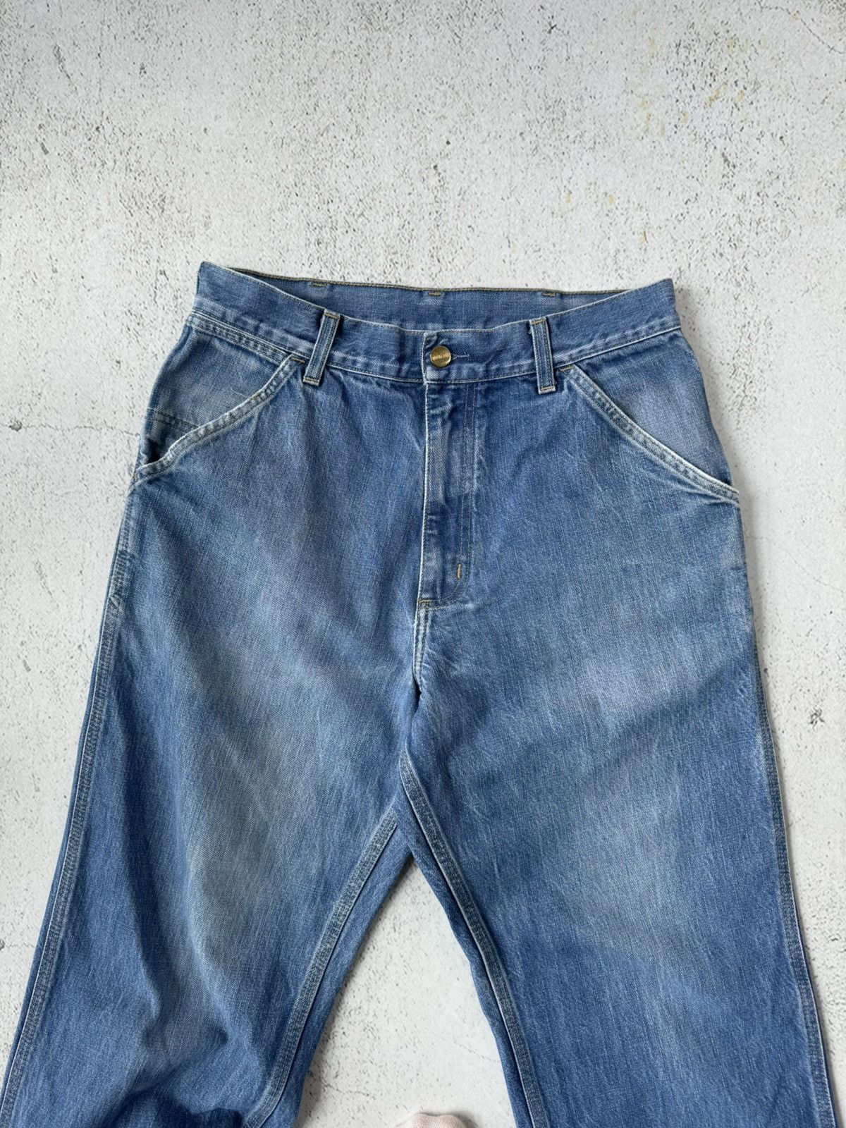 Carhartt × Vintage Carhartt Vintage Simple Pants Denim Jeans Size US 32 / EU 48 - 9 Thumbnail