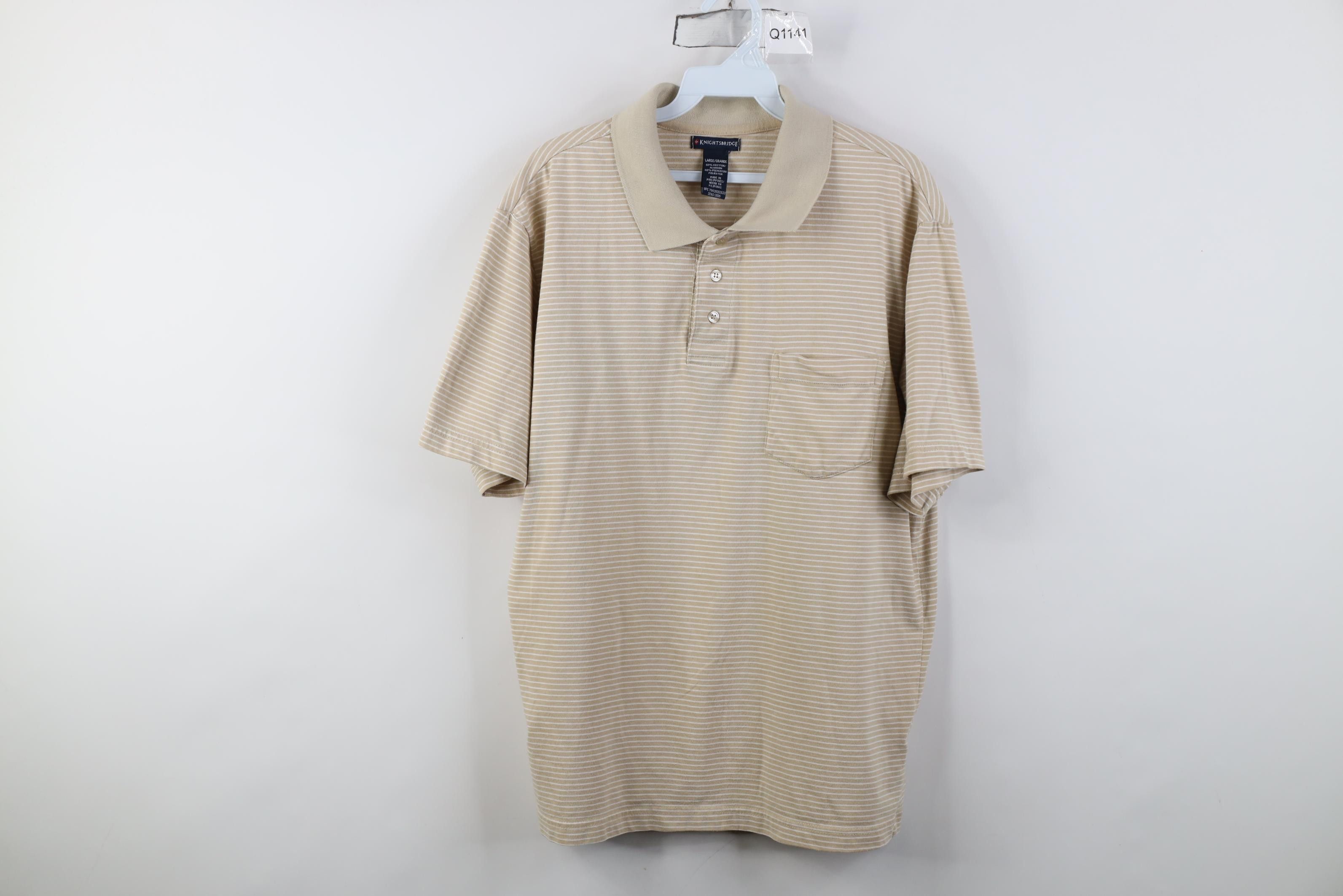 Vintage Vintage 90s Streetwear Knit Collared Golf Polo Shirt Size US L / EU 52-54 / 3 - 1 Thumbnail