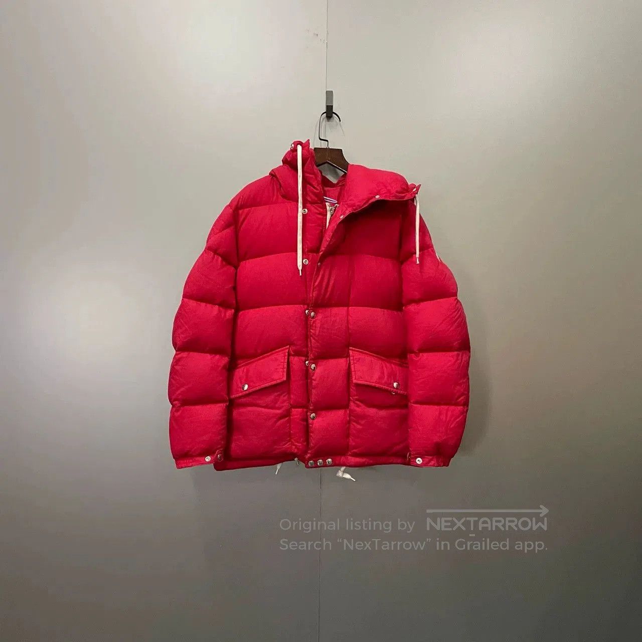 Moncler Moncler Red Down Jacket Size 1. Size S / US 4 / IT 40 - 1 Thumbnail
