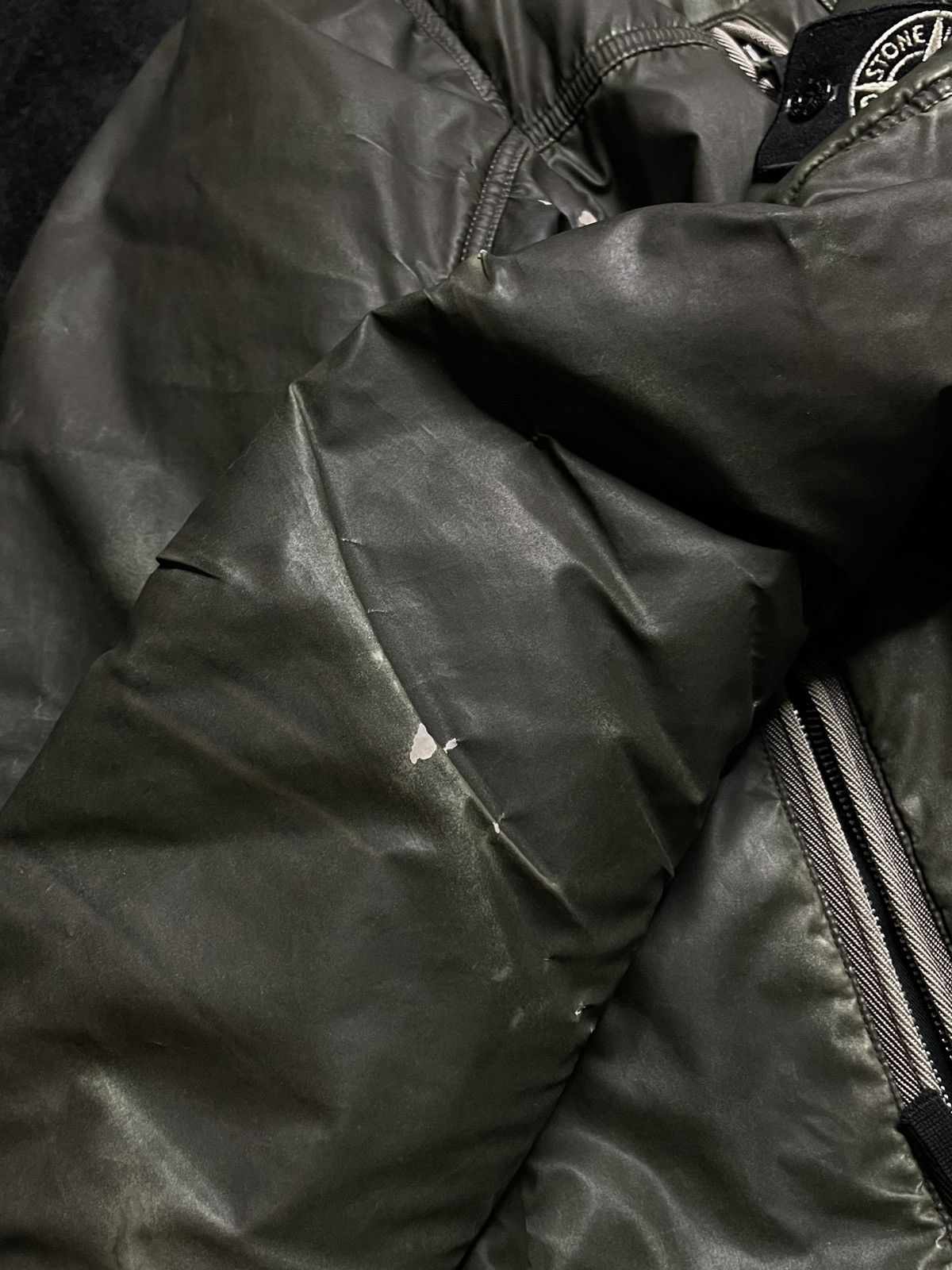 Stone Island AW2010 Archive Stone Island Liquid Reflective Bomber Jacket Size US XL / EU 56 / 4 - 13 Thumbnail