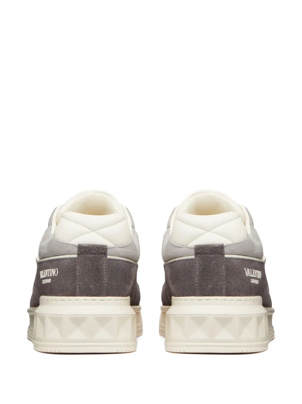 Valentino o1y0525 Logo Leather Low-Top Sneakers in Multicolor Size US 8 / EU 41 - 4 Thumbnail