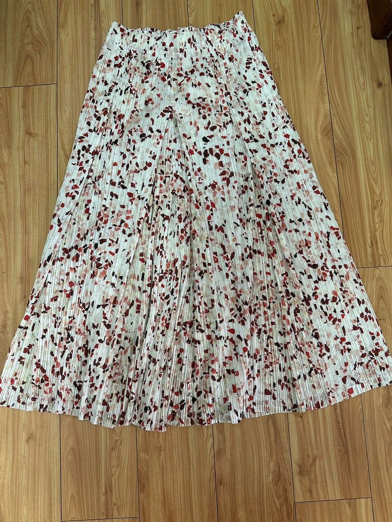 Issey Miyake Issey Miyake size:2 Petal marble pattern wide-leg skirt Size 31" - 1 Thumbnail