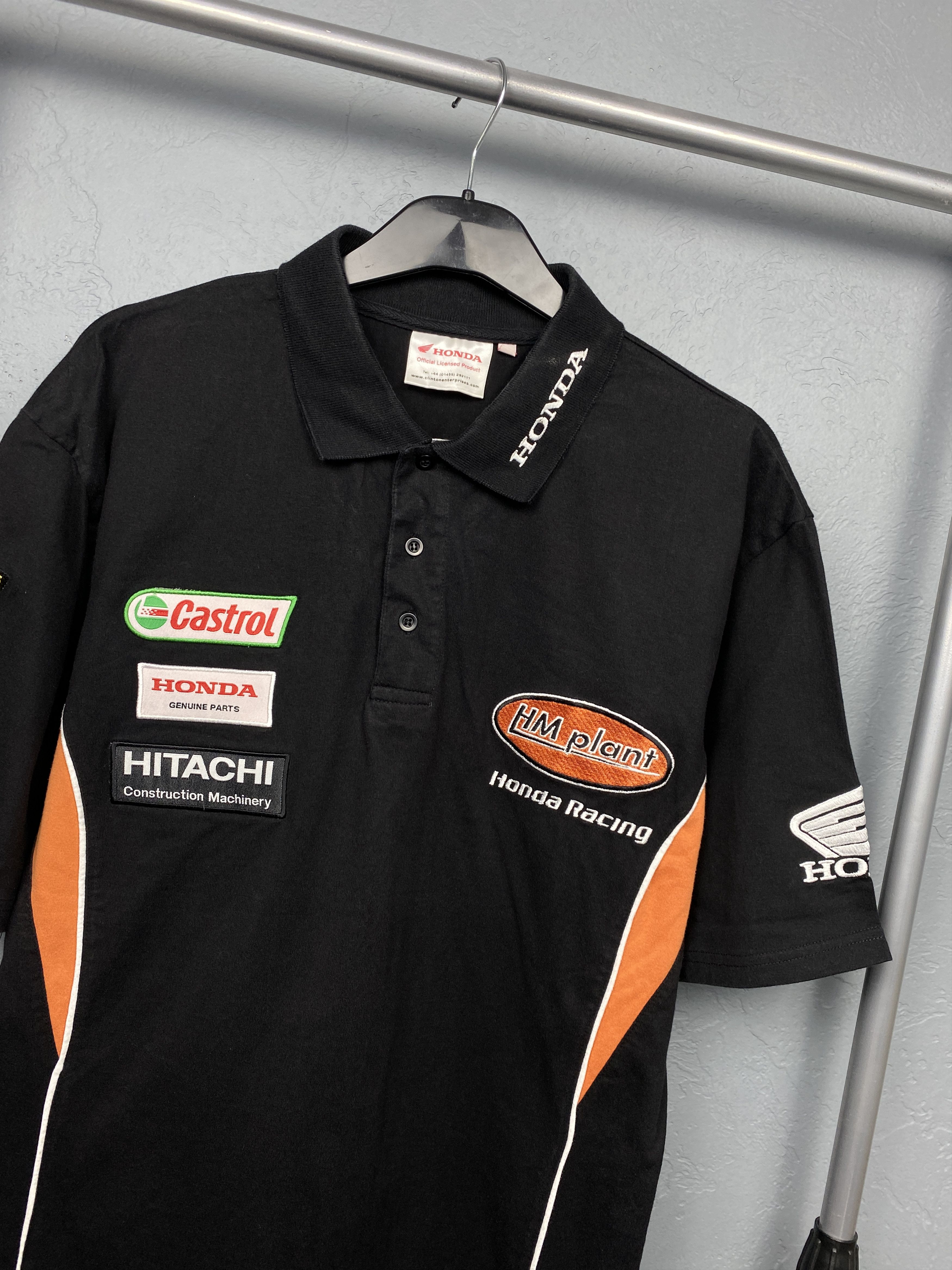 Honda Honda Racing Team Vintage Mens Polo Shirt Size US XL / EU 56 / 4 - 2 Thumbnail