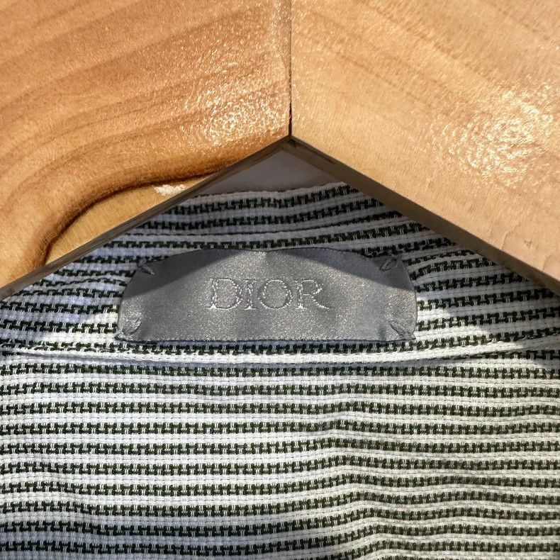 Dior Dior SS23 Tears Logo Stripe Long Sleeve Shirt Size US M / EU 48-50 / 2 - 4 Thumbnail