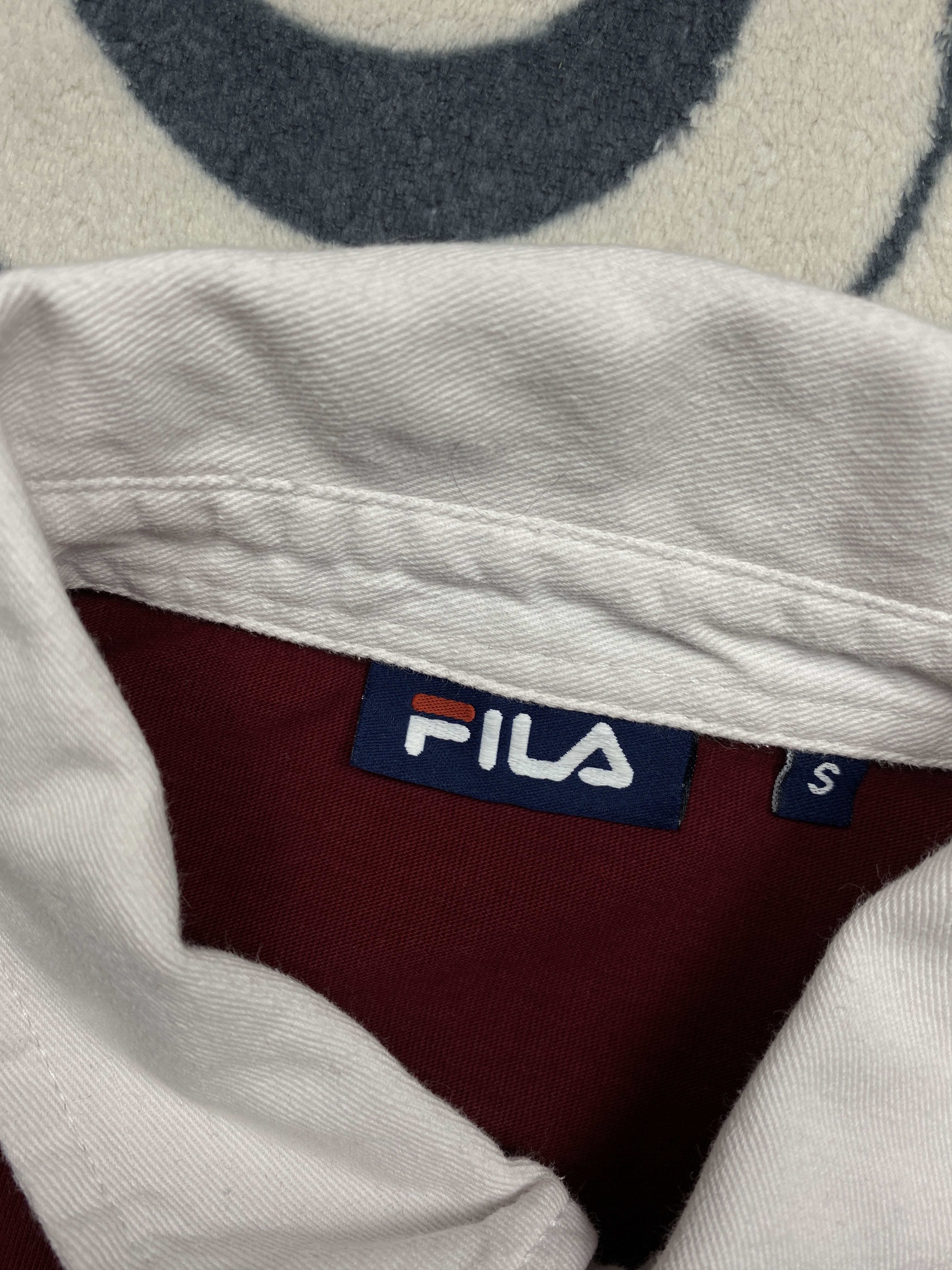 Fila Fila Vintage Rugby Long Sleeve Polo Shirt Y2K Size US S / EU 44-46 / 1 - 6 Thumbnail