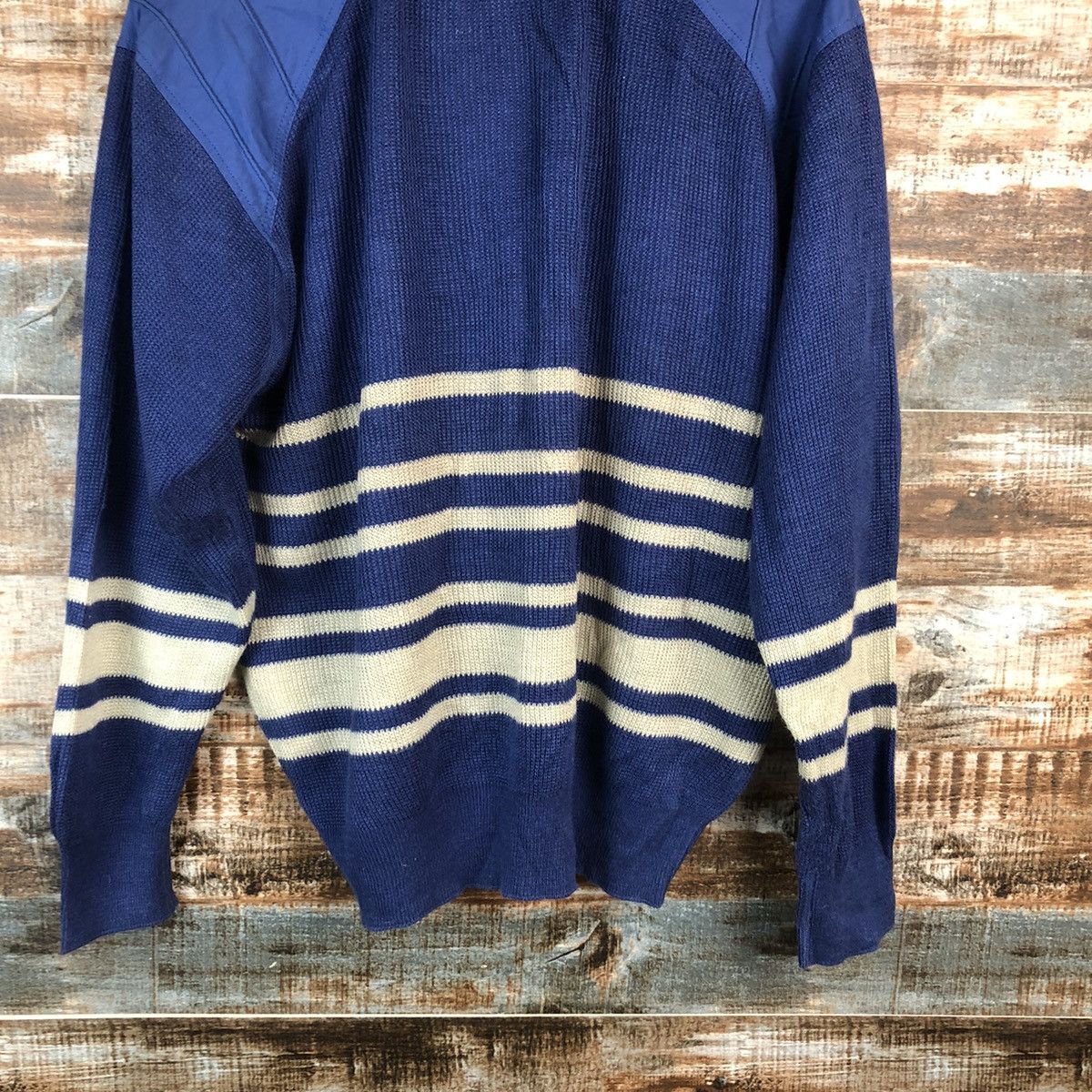 Japanese Brand Pia Sport Blue vintage knitwear Sweather #A2409 Size US L / EU 52-54 / 3 - 16 Thumbnail
