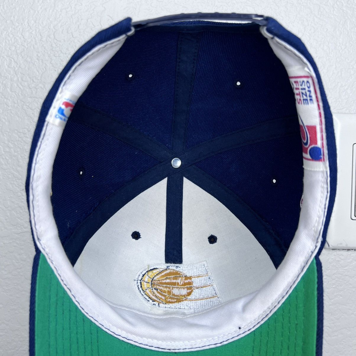 Sports Specialties 1990s Indiana Pacers Sports Specialties Plain Logo Snapback Size ONE SIZE - 10 Thumbnail