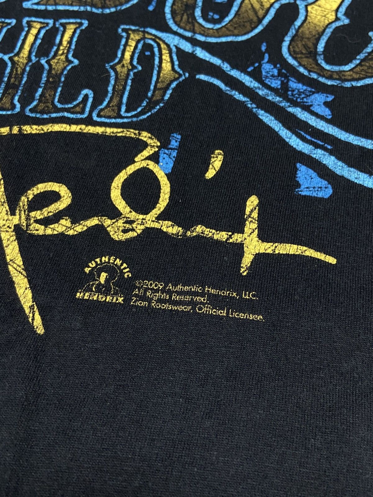 Band Tees Vintage Jimi Hendrix T-shirt VOODOO CHILD 2003 Size US L / EU 52-54 / 3 - 2 Thumbnail