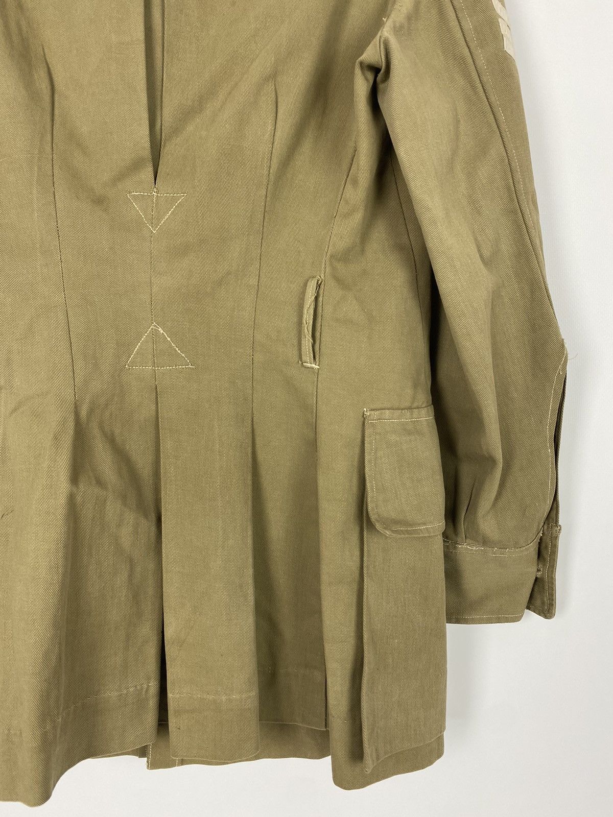 Vintage 1940s Vintage WW2 RAF British Air Force Drill Bush Jacket Size US S / EU 44-46 / 1 - 17 Thumbnail