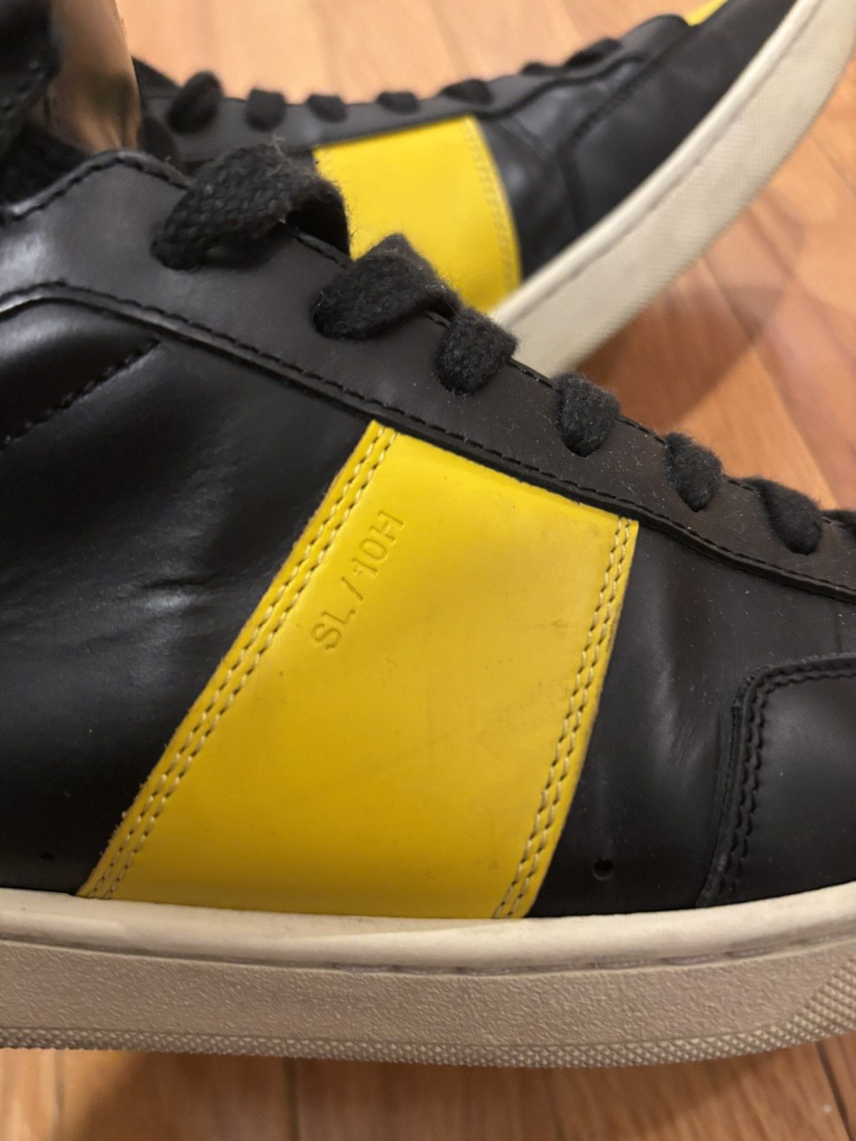 Saint Laurent Paris Saint Laurent SL/10H Hightop Sneakers Size US 12 / EU 45 - 5 Thumbnail