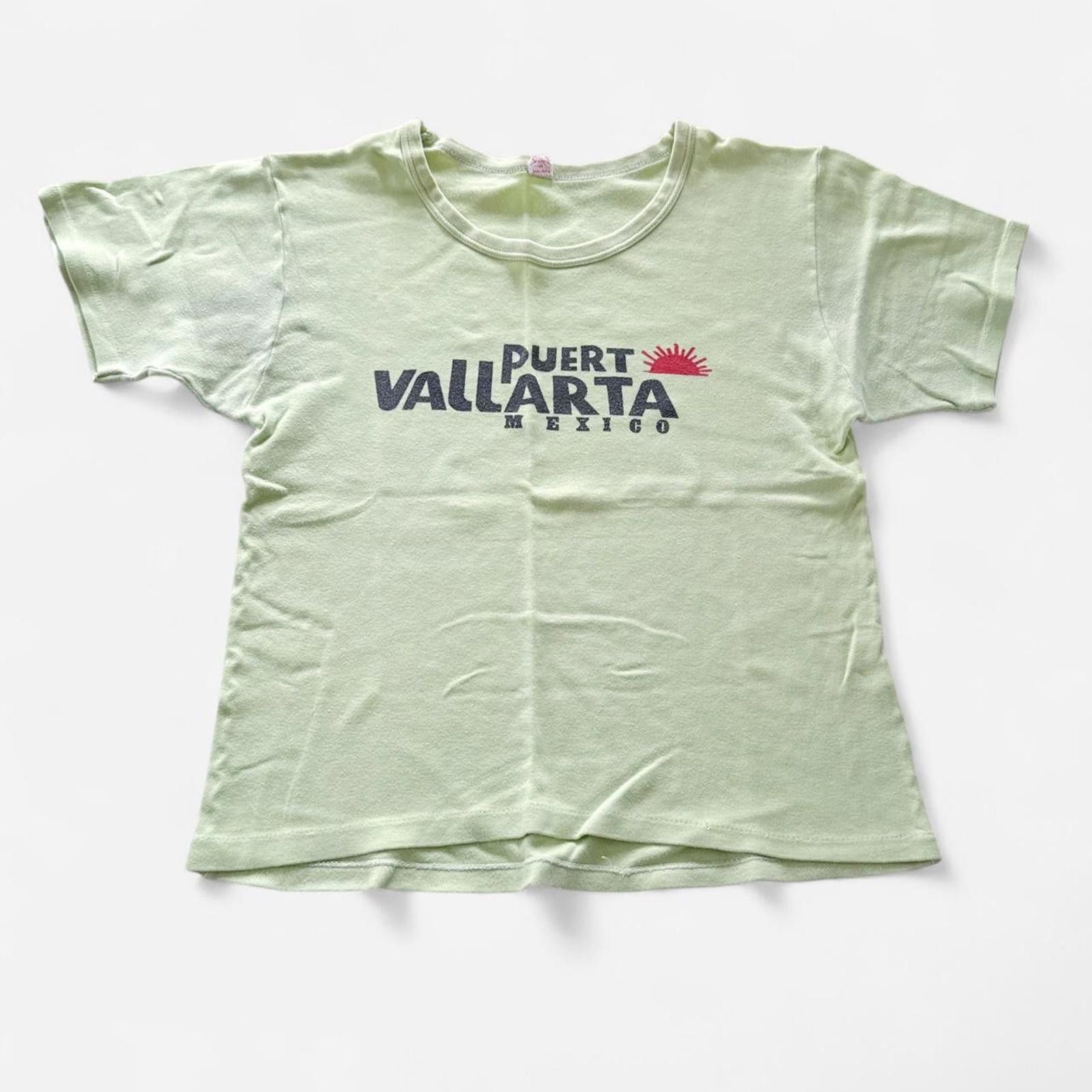 Other Vintage 70s 80s Puerto Vallarta Mexico Baby Tee, Women’s L Size L / US 10 / IT 46 - 1 Thumbnail