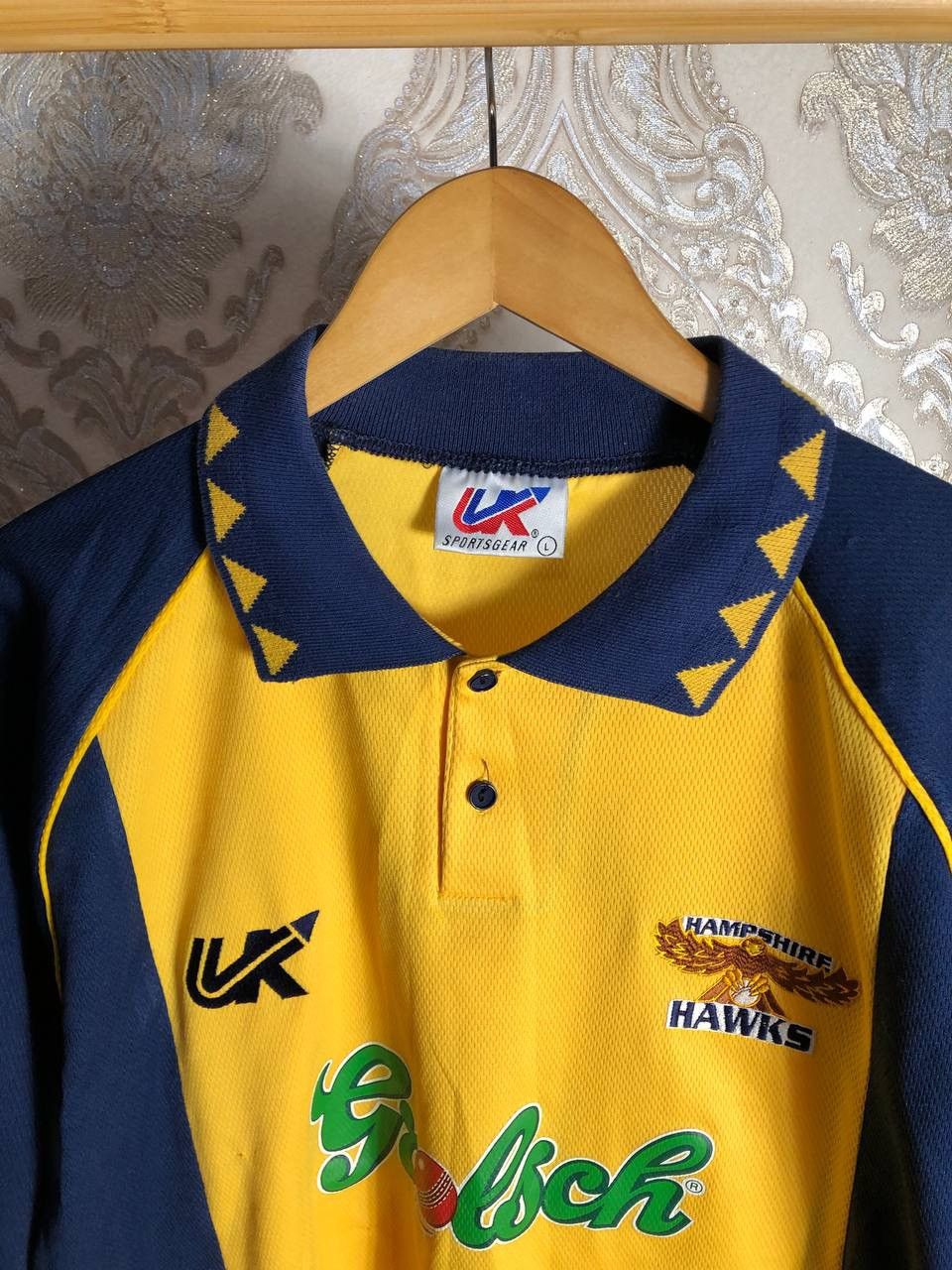 NFL VERY RARE HAMPSHIRE HAWKS RETRO RUGBY JERSEY BLOKE Y2K 90s Size US L / EU 52-54 / 3 - 2 Thumbnail