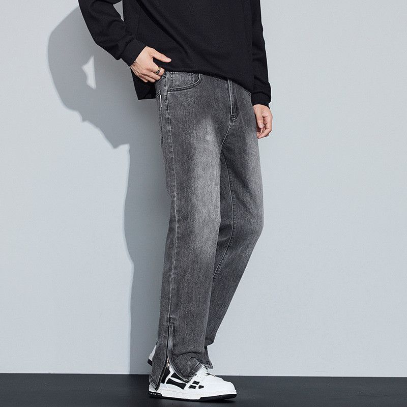 Vintage American retro street loose casual straight jeans for men Size US 32 / EU 48 - 4 Thumbnail