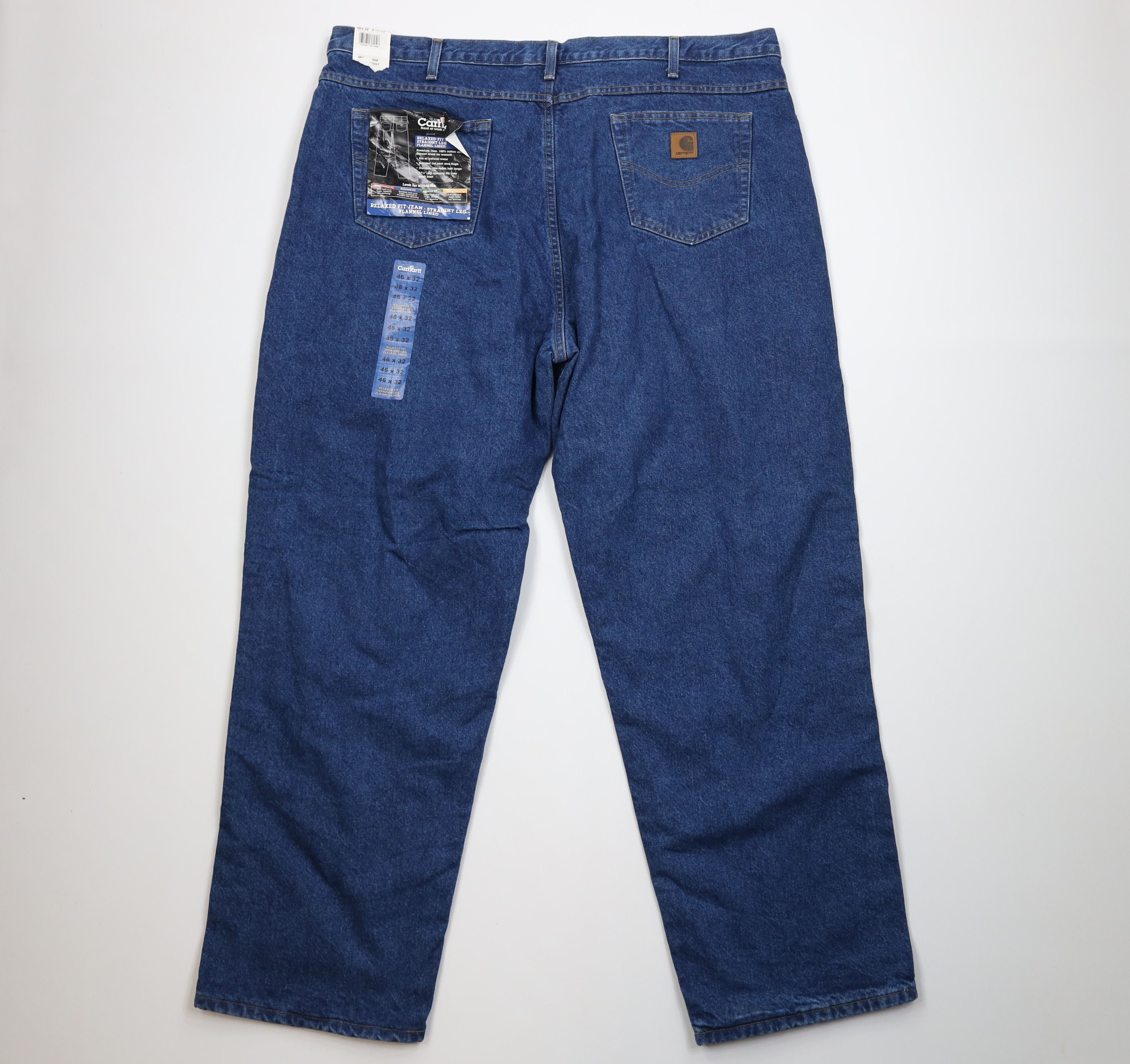 Carhartt Deadstock Vintage Y2K 2003 Carhartt Fit Flannel Lined Jeans Size US 44 / EU 60 - 8 Thumbnail