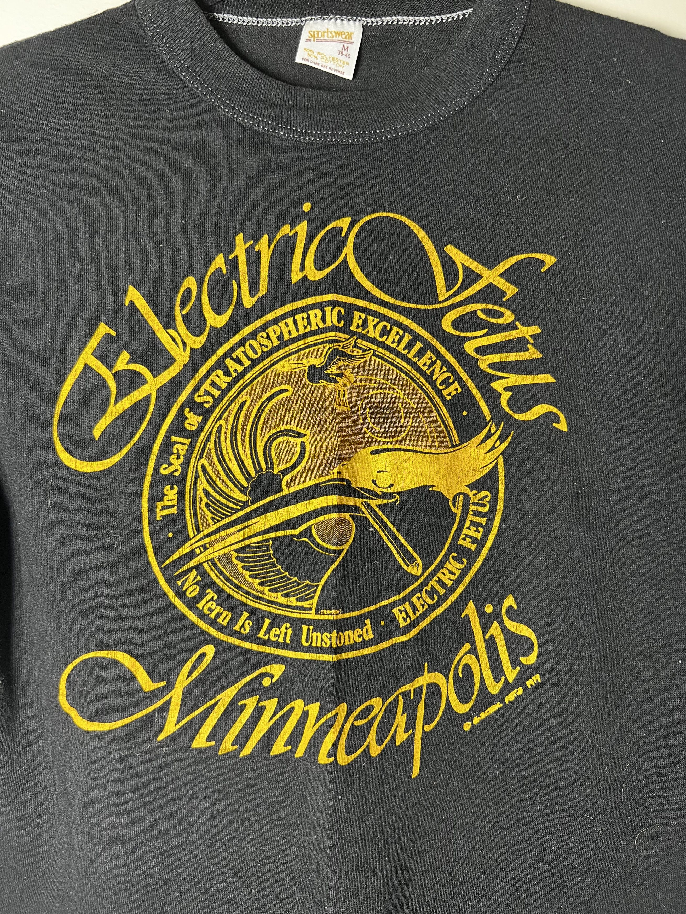 Vintage RARE Vintage 70's-80's Electric Fetus, Minneapolis Music Tee Size US M / EU 48-50 / 2 - 2 Thumbnail