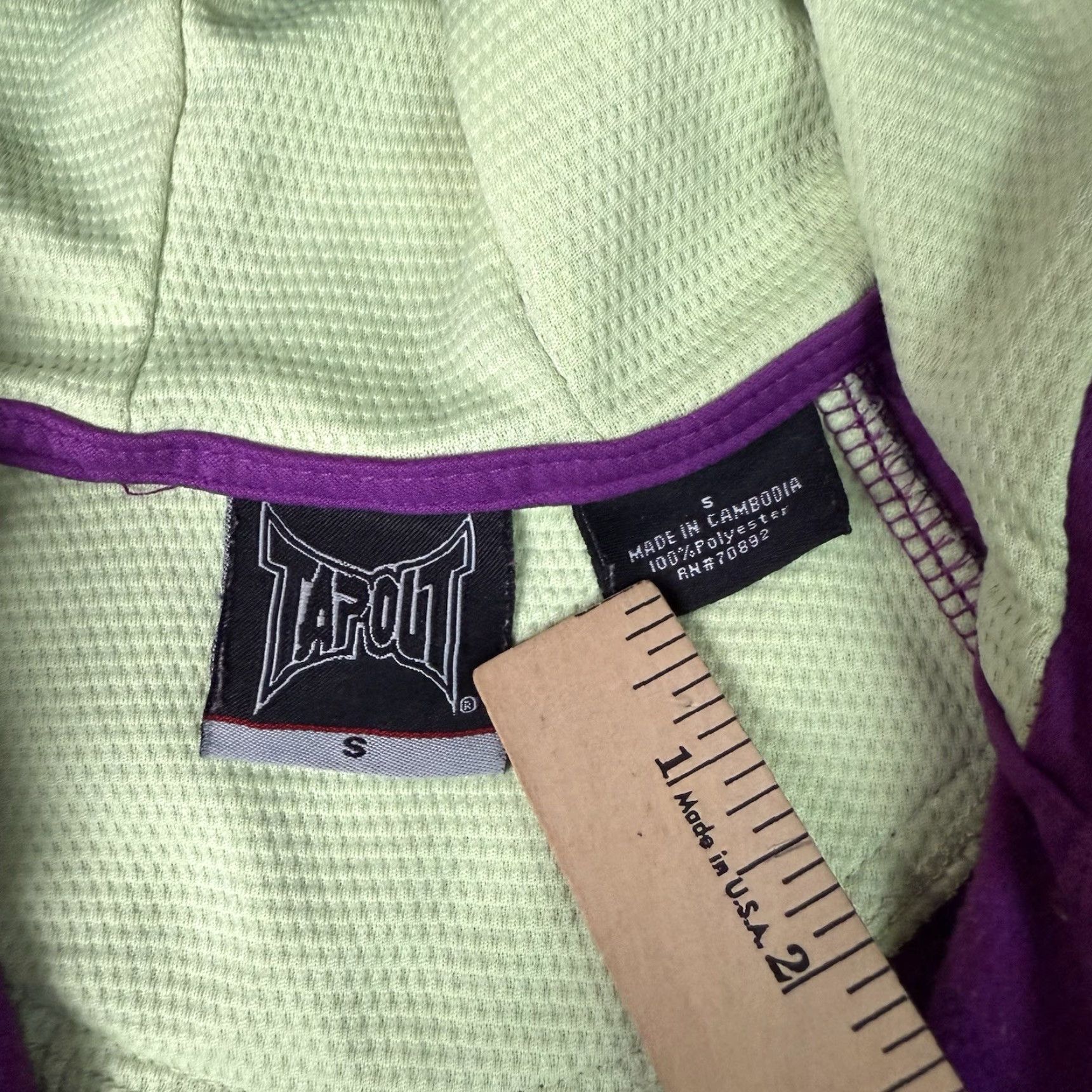 Tapout Tapout Sweatshirt Adult S Purple Full Zip Up Hoodie Jacket Mens Athletic Regular Size S Size US S / EU 44-46 / 1 - 6 Thumbnail