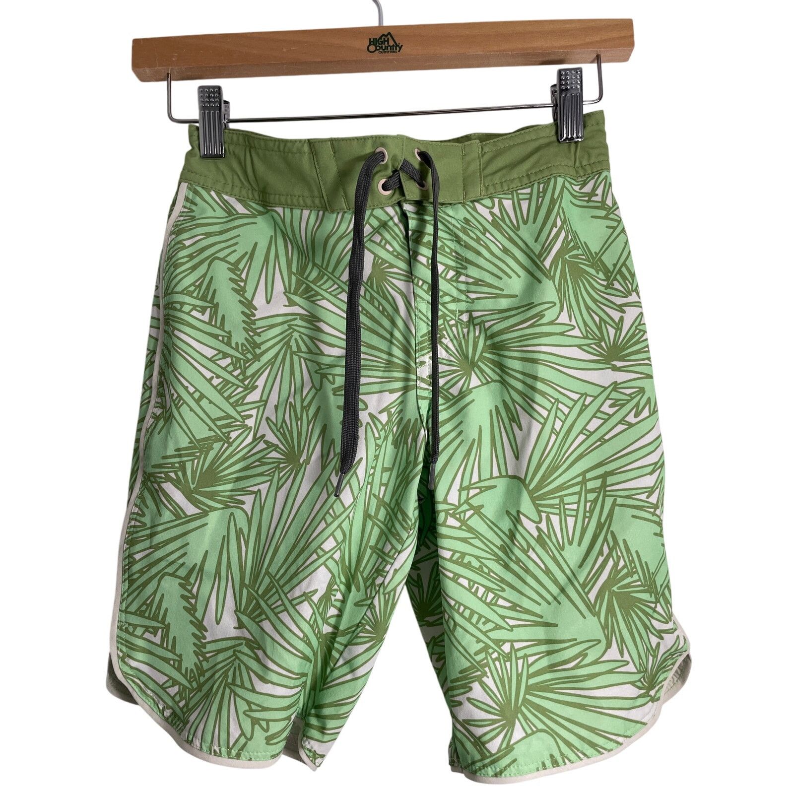 Target Basics Art Class Boys' Green Palm Tree Print Swim Shorts Youth 8 Size US 26 / EU 42 - 3 Thumbnail