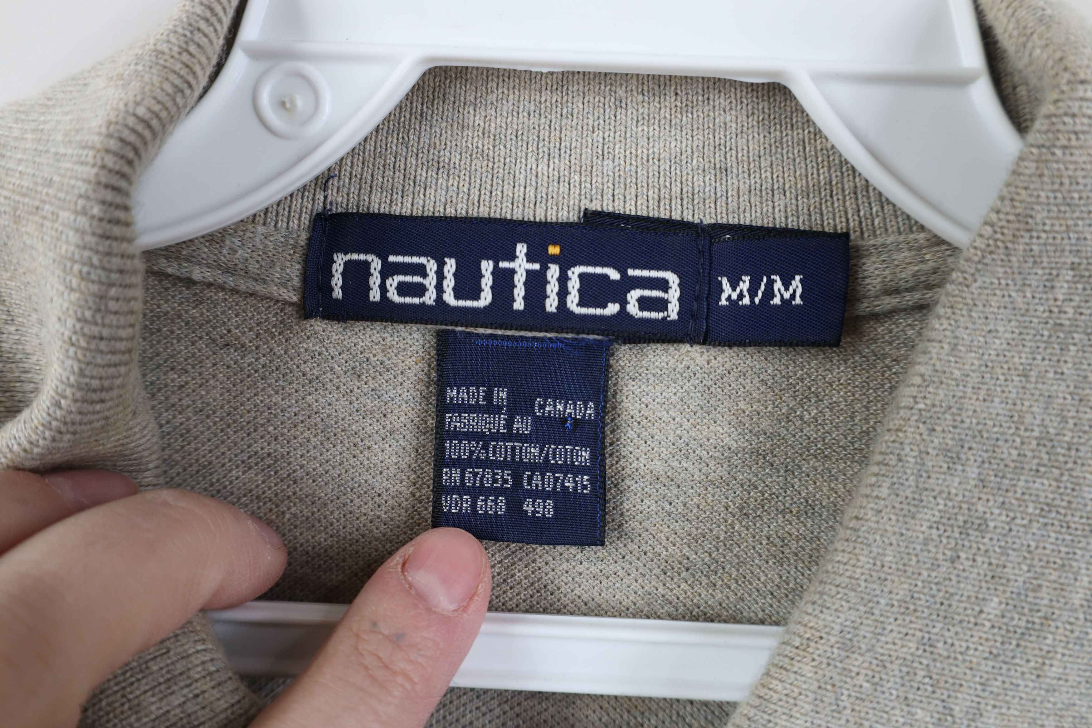 Nautica Vintage 90s Nautica Crest Long Sleeve Rugby Polo Shirt Size US M / EU 48-50 / 2 - 7 Thumbnail