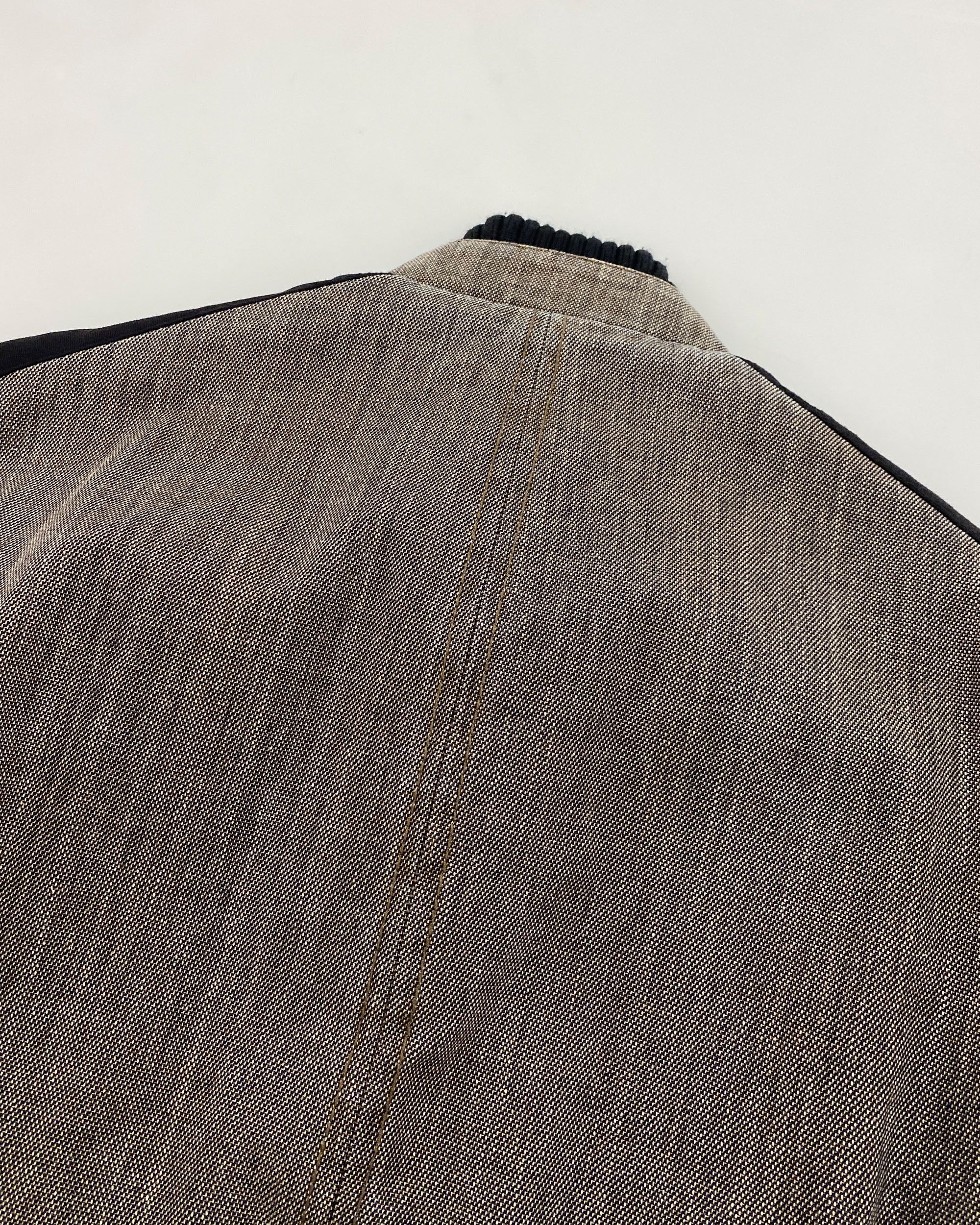 Dirk Bikkembergs 2000s Padded Leather Flap Pocket Jacket Size US L / EU 52-54 / 3 - 14 Thumbnail