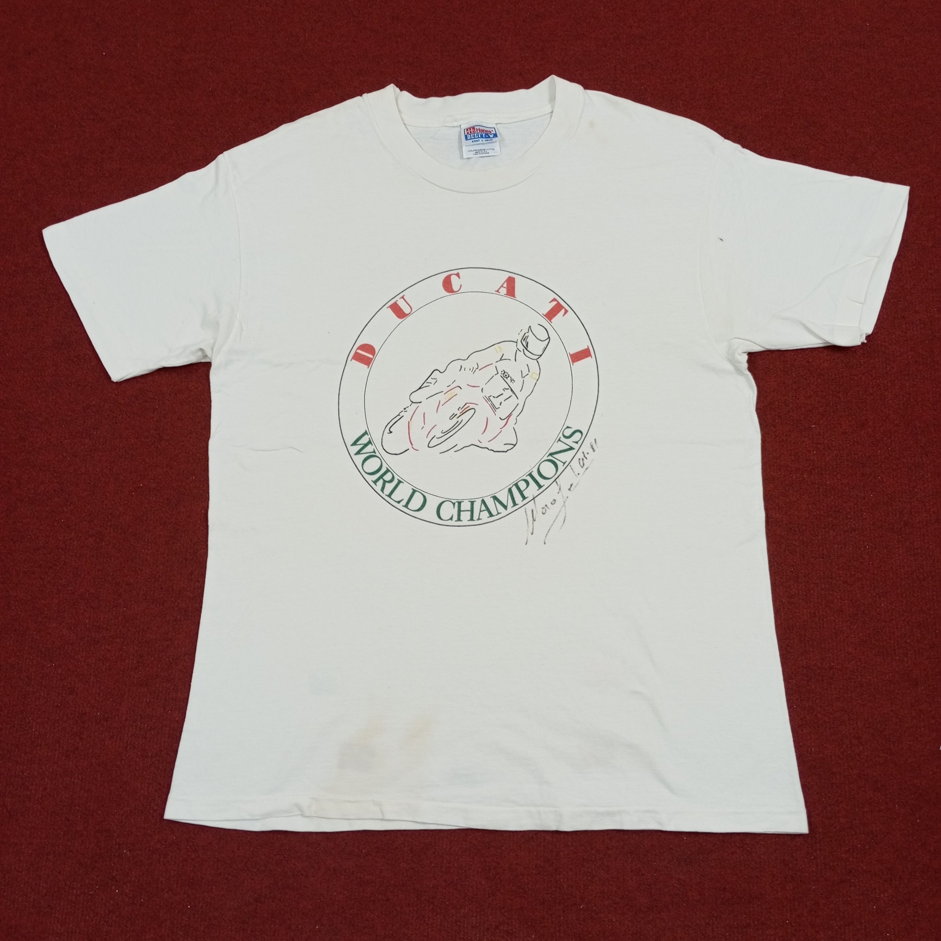 Ducati × Vintage Ducati World Champions Moto Liberty Dallas Texas Tshirt Size US M / EU 48-50 / 2 - 1 Thumbnail