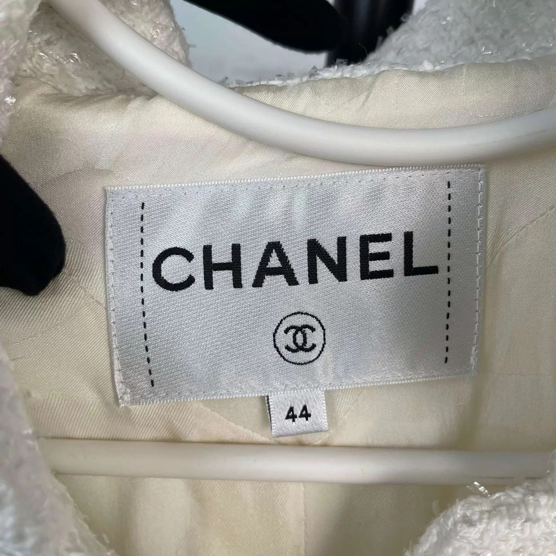 Chanel Chanel Beach Collection Stand Collar White Jacket 44 Size L / US 10 / IT 46 - 3 Thumbnail