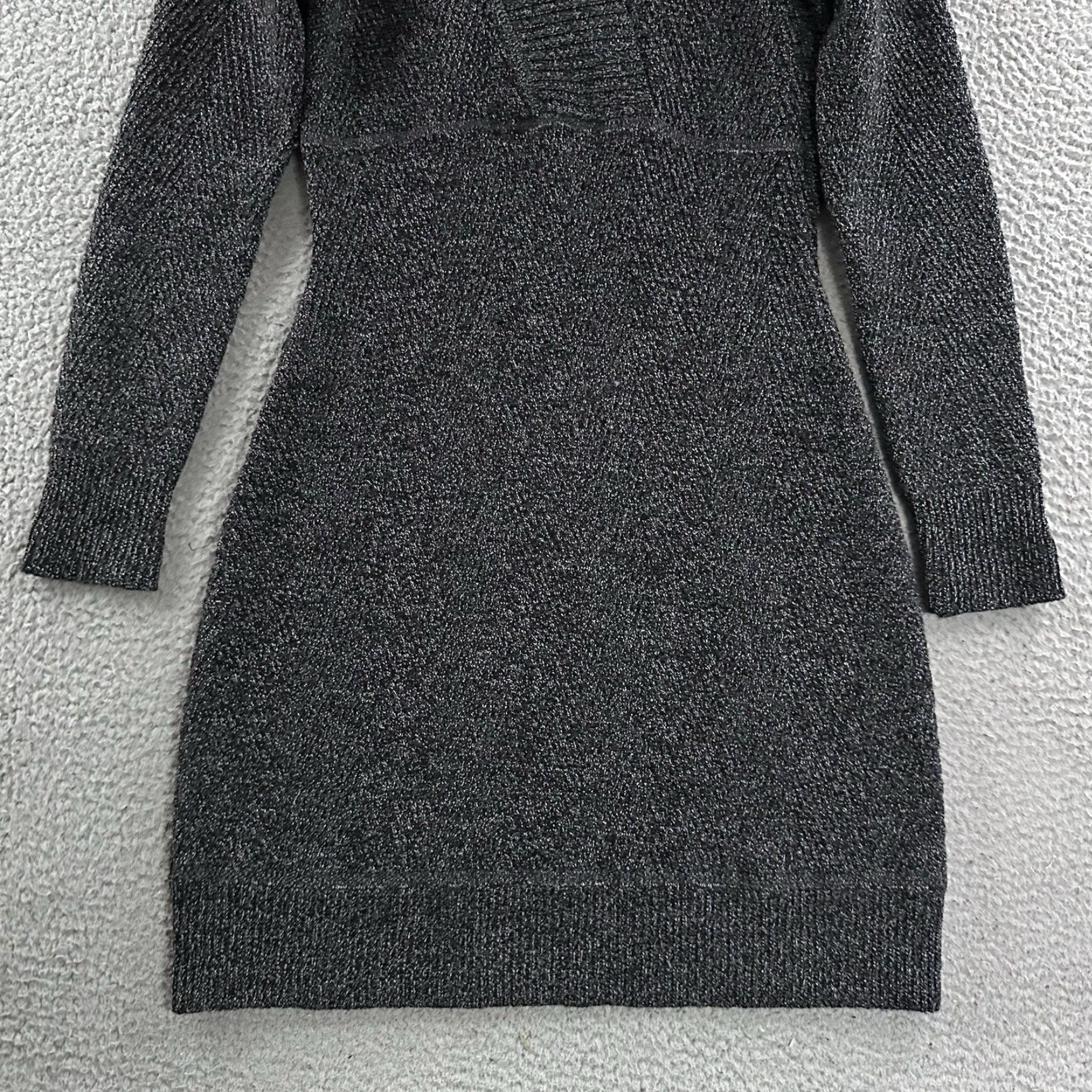 Athleta Athleta Womens Dress Black Marled Size XS Innsbrook Wool Blend Sweater Dress Size XS / US 0-2 / IT 36-38 - 3 Thumbnail