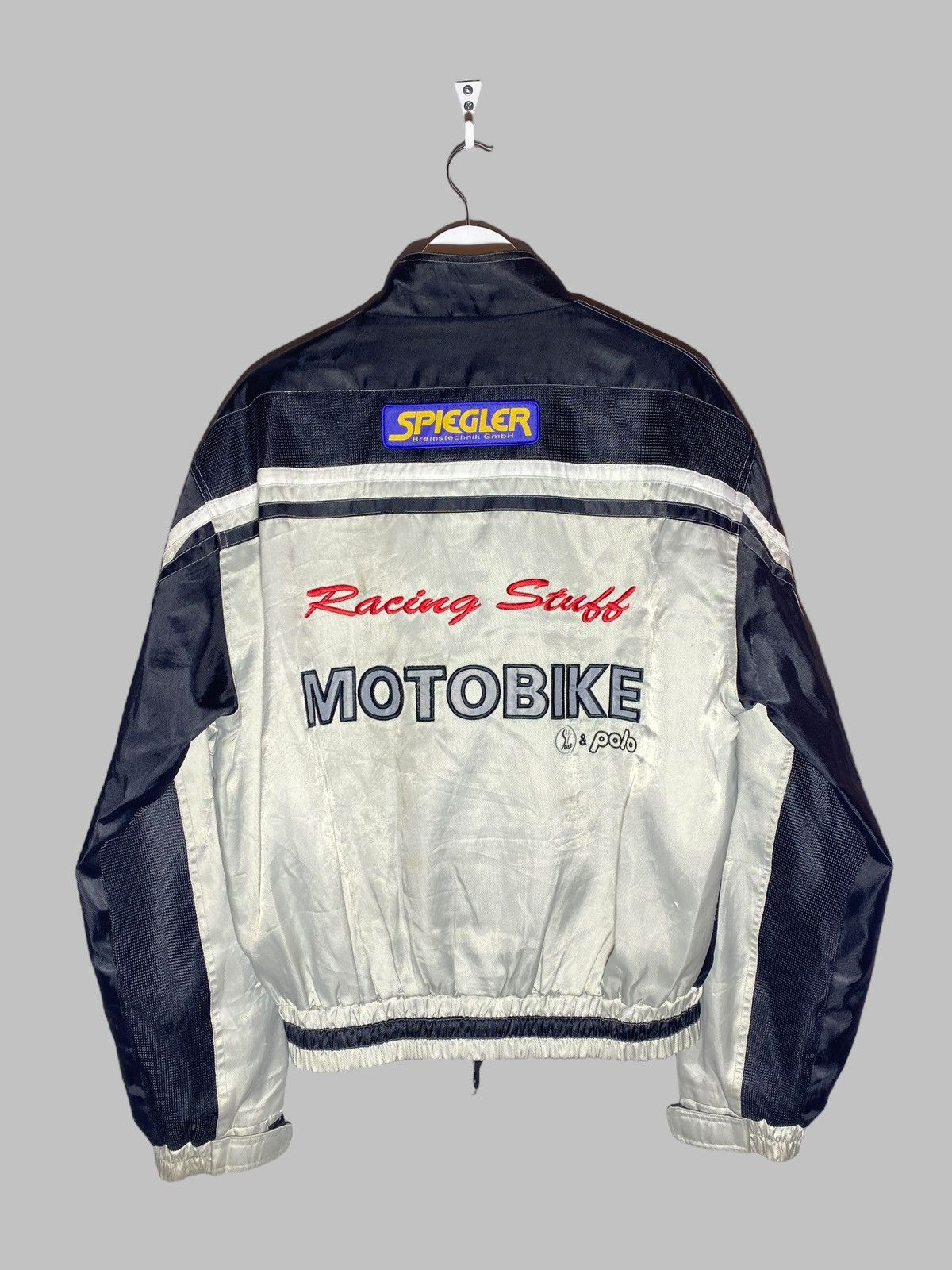 Vintage 🔥 00s EXCLUSIVE HIGH SPEED RACING JACKET STREETWEAR FLEX 🔥 Size US L / EU 52-54 / 3 - 2 Thumbnail