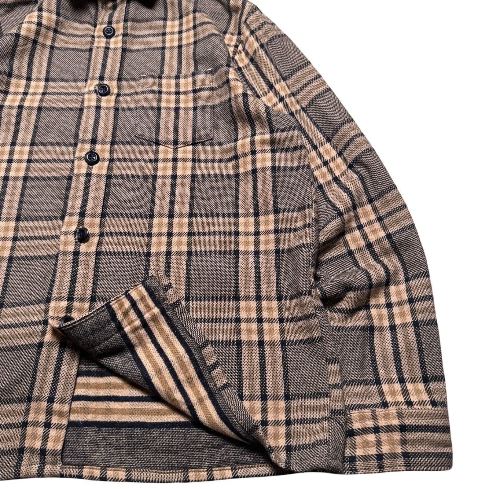 Express Express Yellow Black Plaid Flannel Shirt S Burberry Check Size US S / EU 44-46 / 1 - 2 Thumbnail
