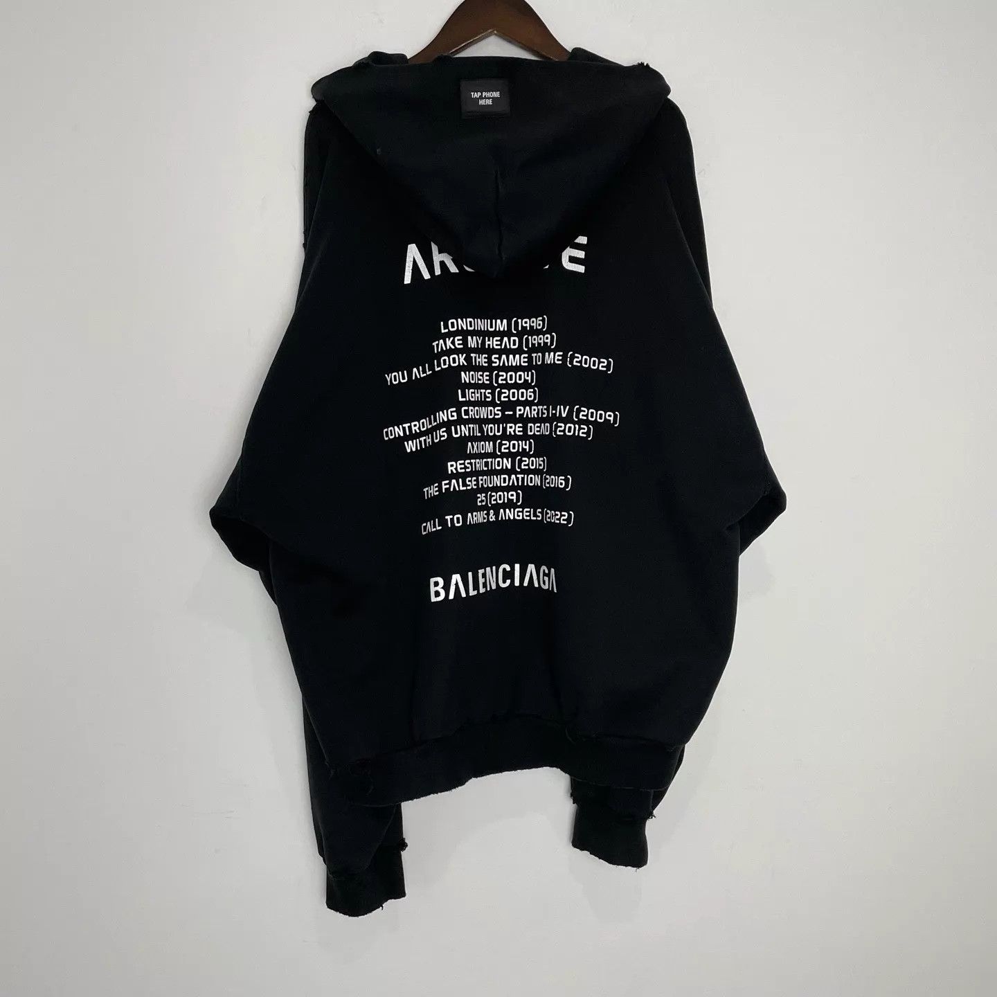 Balenciaga Balenciaga Archive Music Sweatshirt Size L Size L / US 10 / IT 46 - 2 Thumbnail