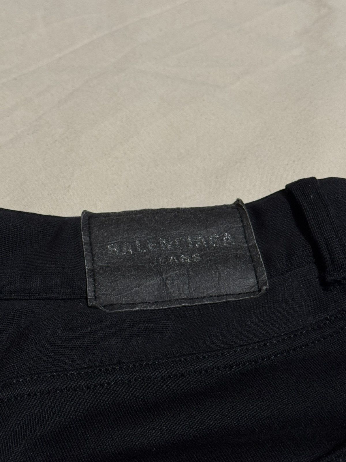 Balenciaga SS22 $638 BLACK FLARED LEG WIDE TROUSERS PANTS JEANS Size US 35 - 9 Thumbnail