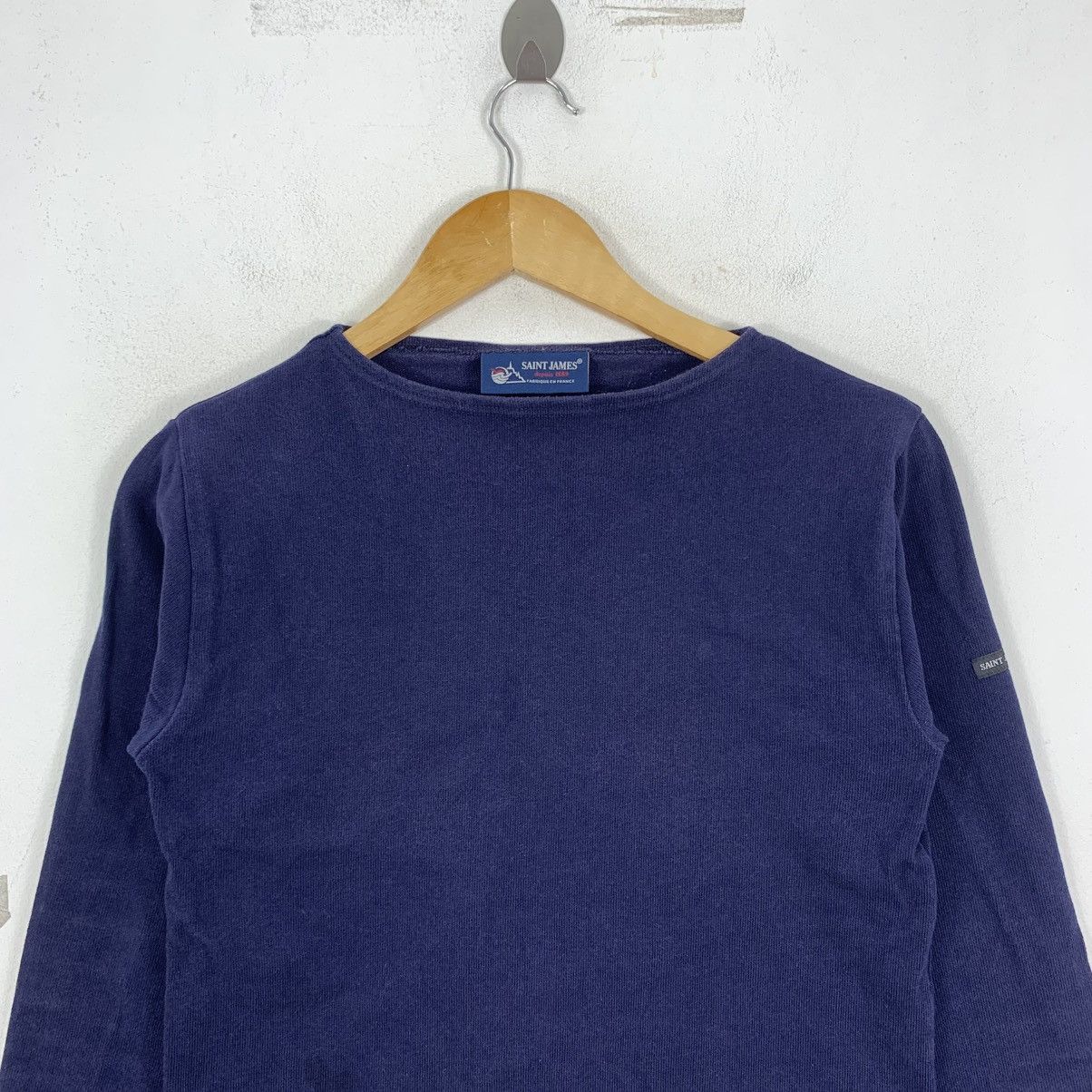 Vintage Vintage SAINT JAMES Depuis 1889 Plain French Brand Tshirt Size US S / EU 44-46 / 1 - 3 Thumbnail
