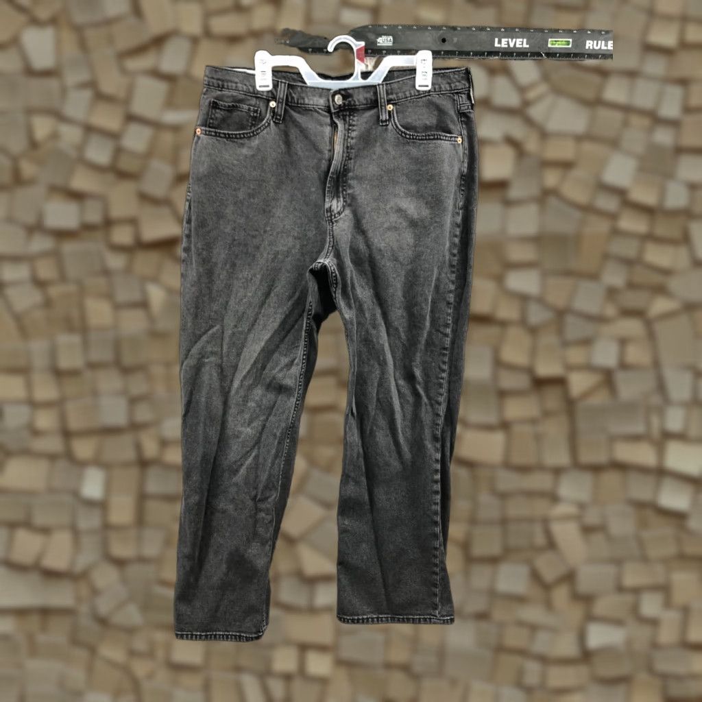 Gap Gap Jeans 90's Loose High Rise Dark Wash Black Denim Womens Size 16 Regular 5-Pocket Style Mom Vintage: No Size 38" / US 16 / IT 52 - 1 Thumbnail