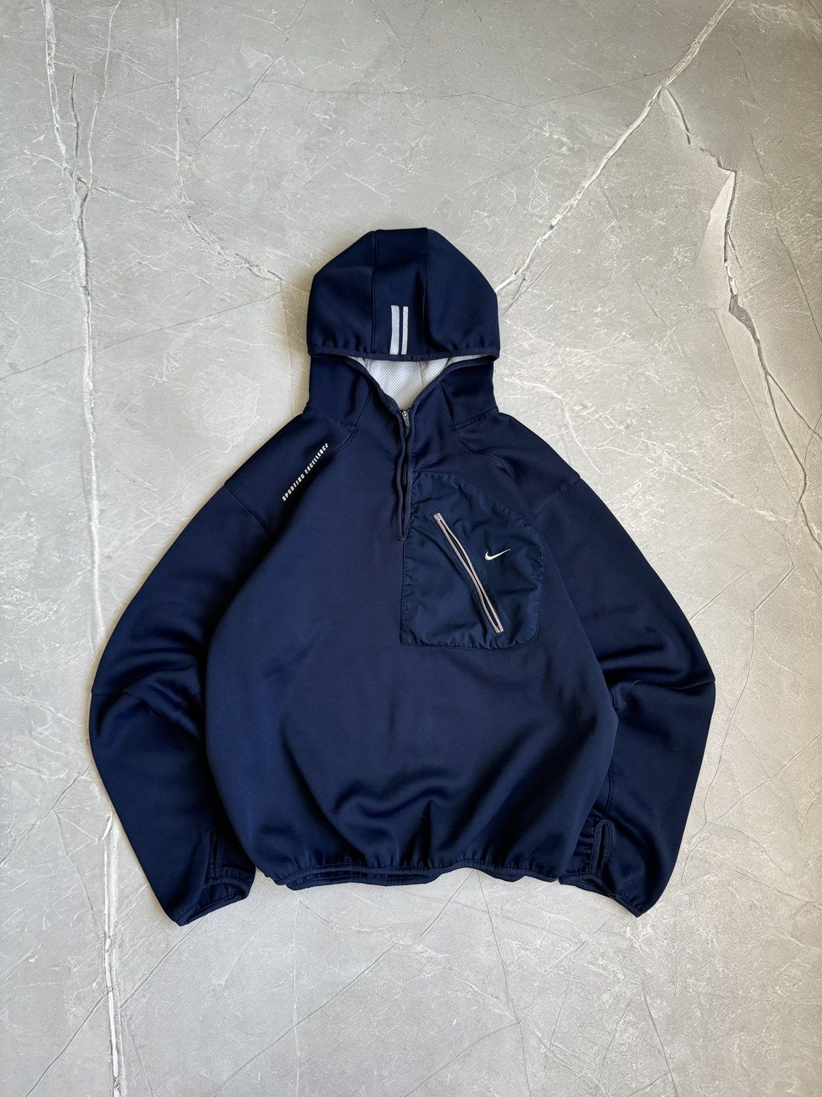 Nike × Streetwear × Vintage 00s VINTAGE NIKE ZIP HOODIE RETRO
