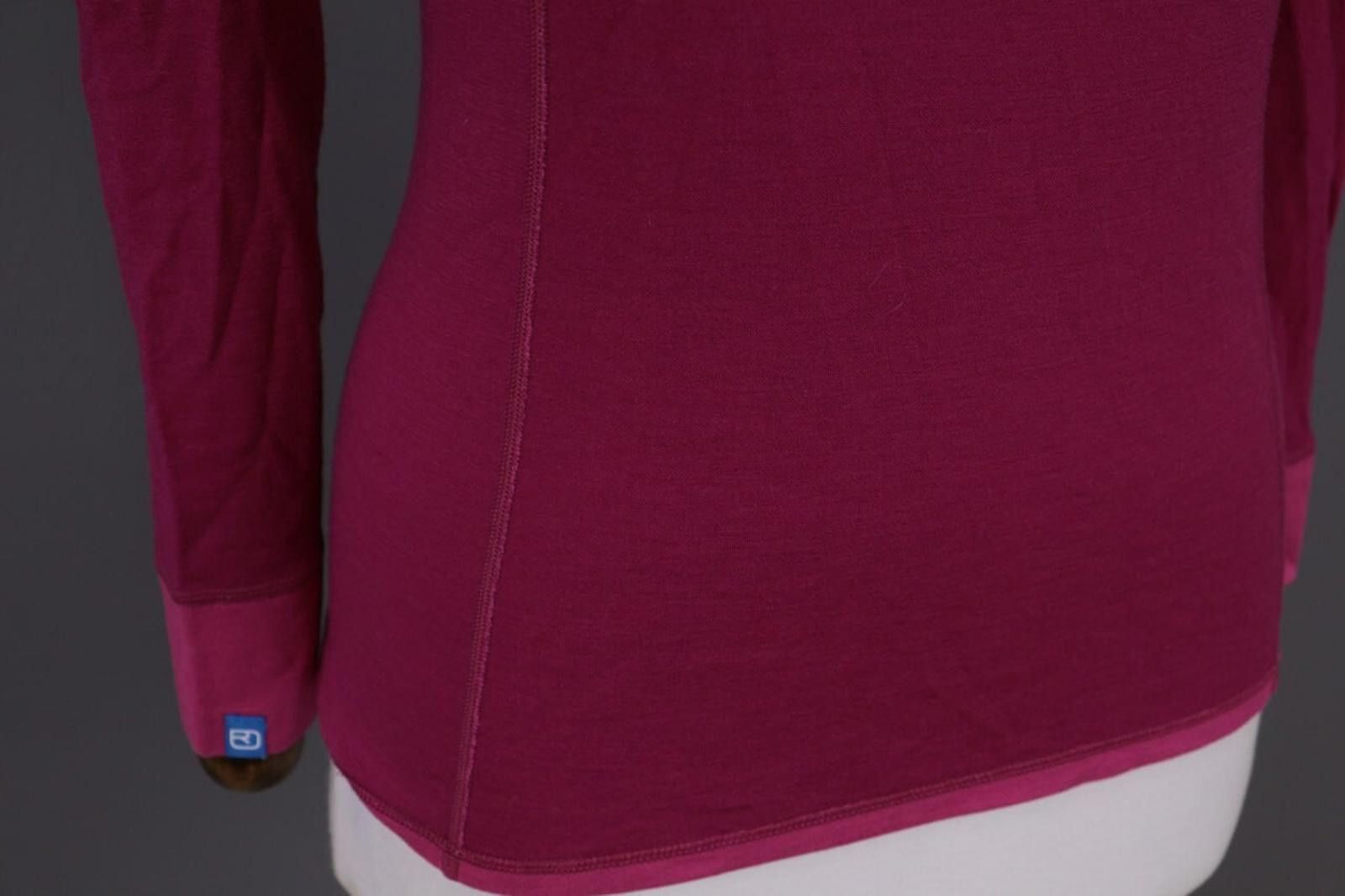ORTOVOX Ortovox Burgundy Pink Lightweight Wool Base Layer Size M Size M / US 6-8 / IT 42-44 - 8 Thumbnail
