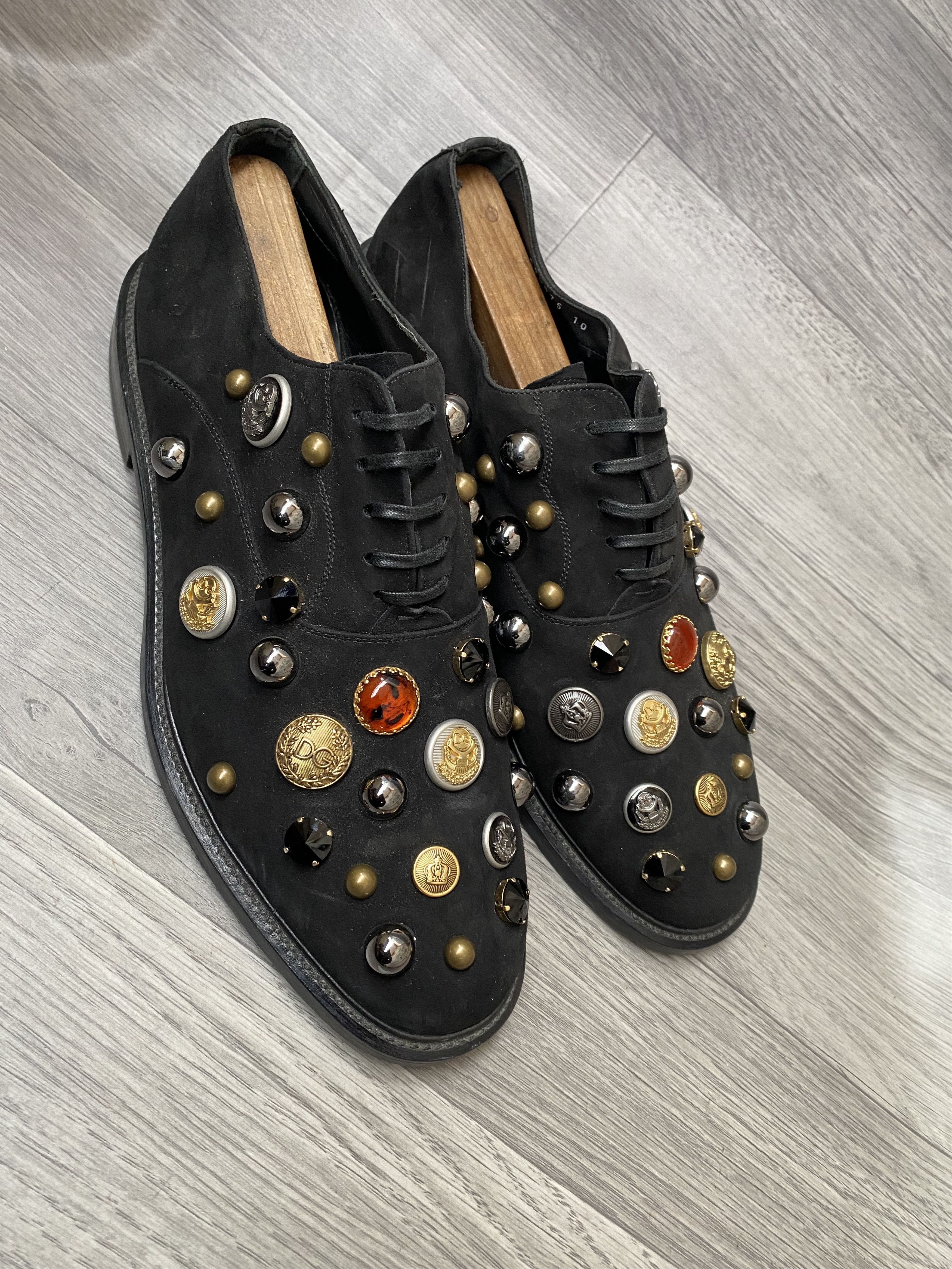 Dolce & Gabbana Dolce gabbana, maison margiela style derby suede shoes uk10 Size US 11 / EU 44 - 6 Thumbnail