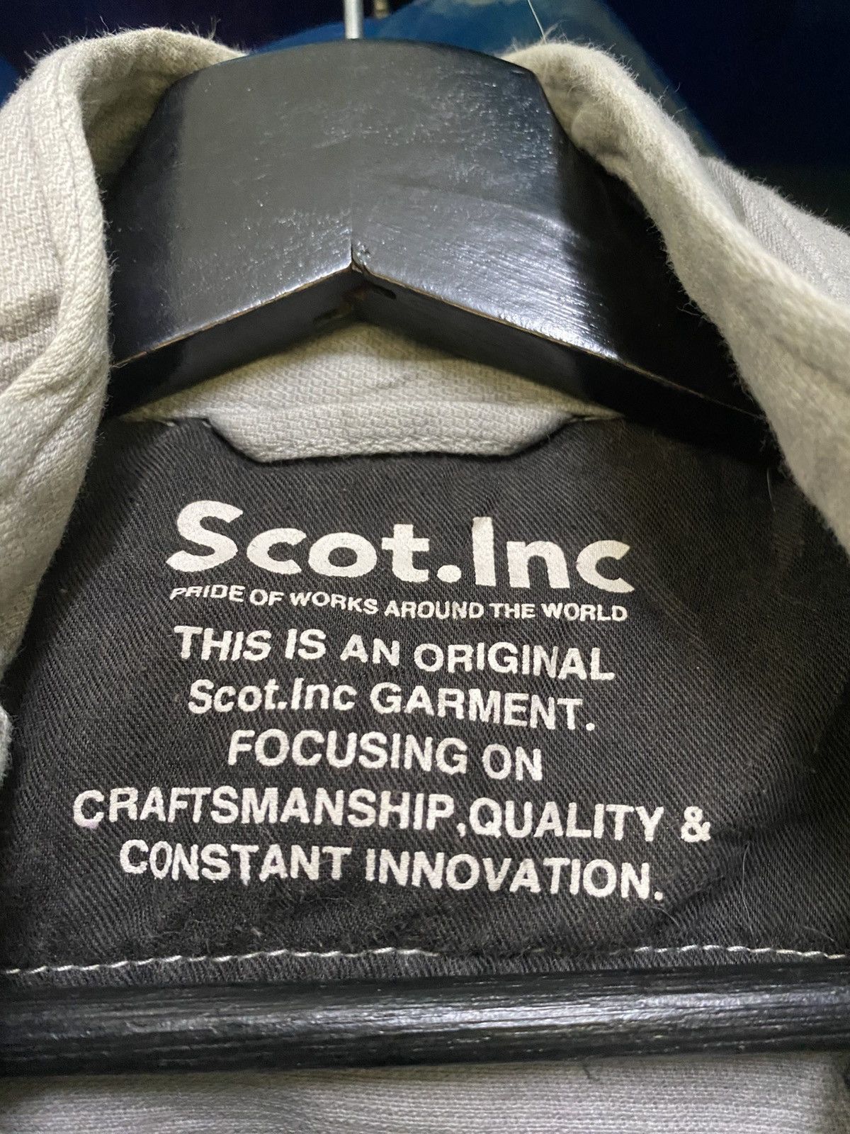Vintage SCOT SMOKE GREY WORKER JACKET Size US M / EU 48-50 / 2 - 6 Thumbnail