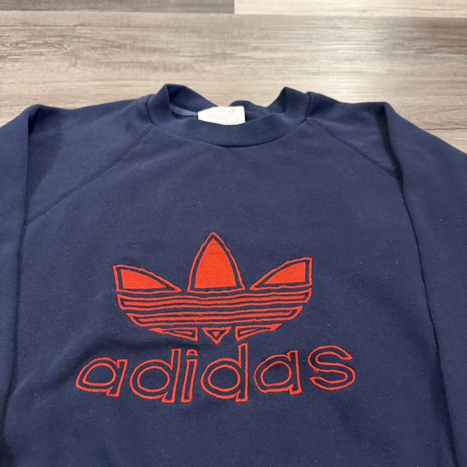 Adidas Vintage adidas crewneck sweatshirt 80s S Size US S / EU 44-46 / 1 - 3 Thumbnail
