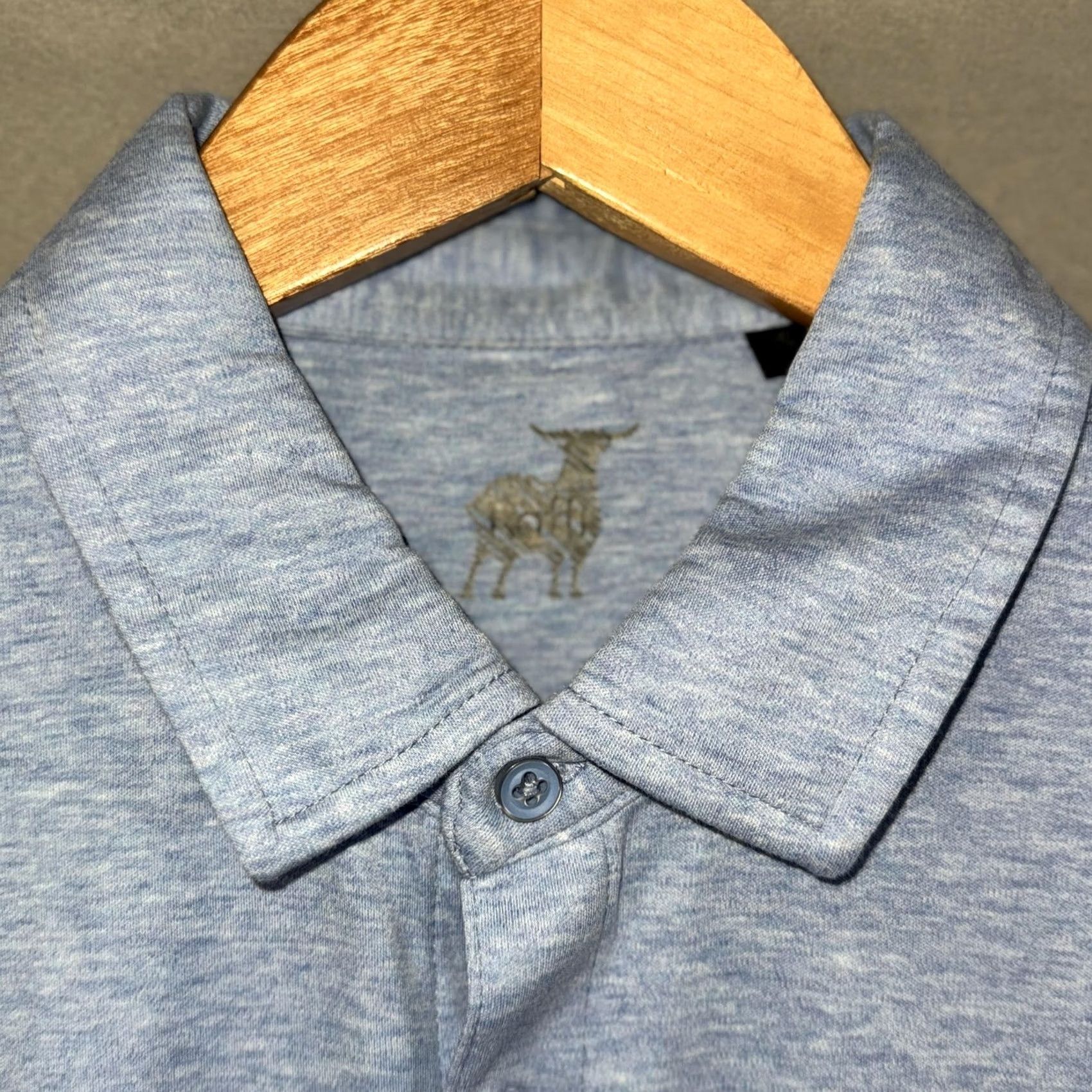 Vintage Raffi Shirt Mens Small Blue Button Front Short Sleeve 100% Cotton Knit Casual Size US S / EU 44-46 / 1 - 3 Thumbnail
