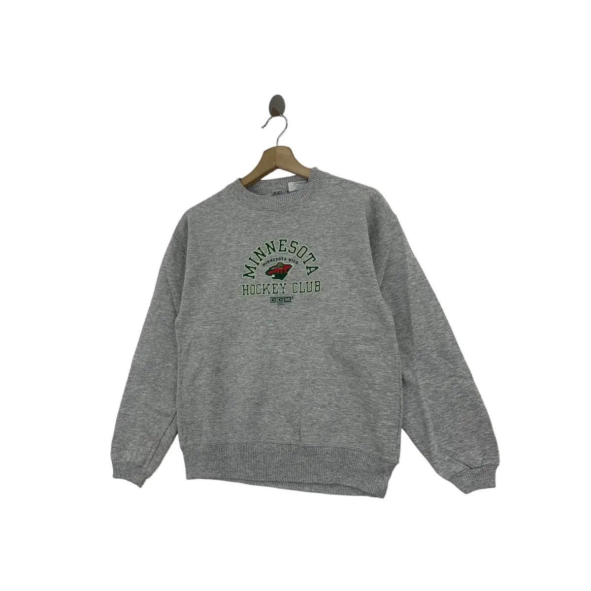 Vintage Vintage MINNESOTA WILD CCM Hockey Club NHL Sweatshirt Size M / US 6-8 / IT 42-44 - 5 Thumbnail