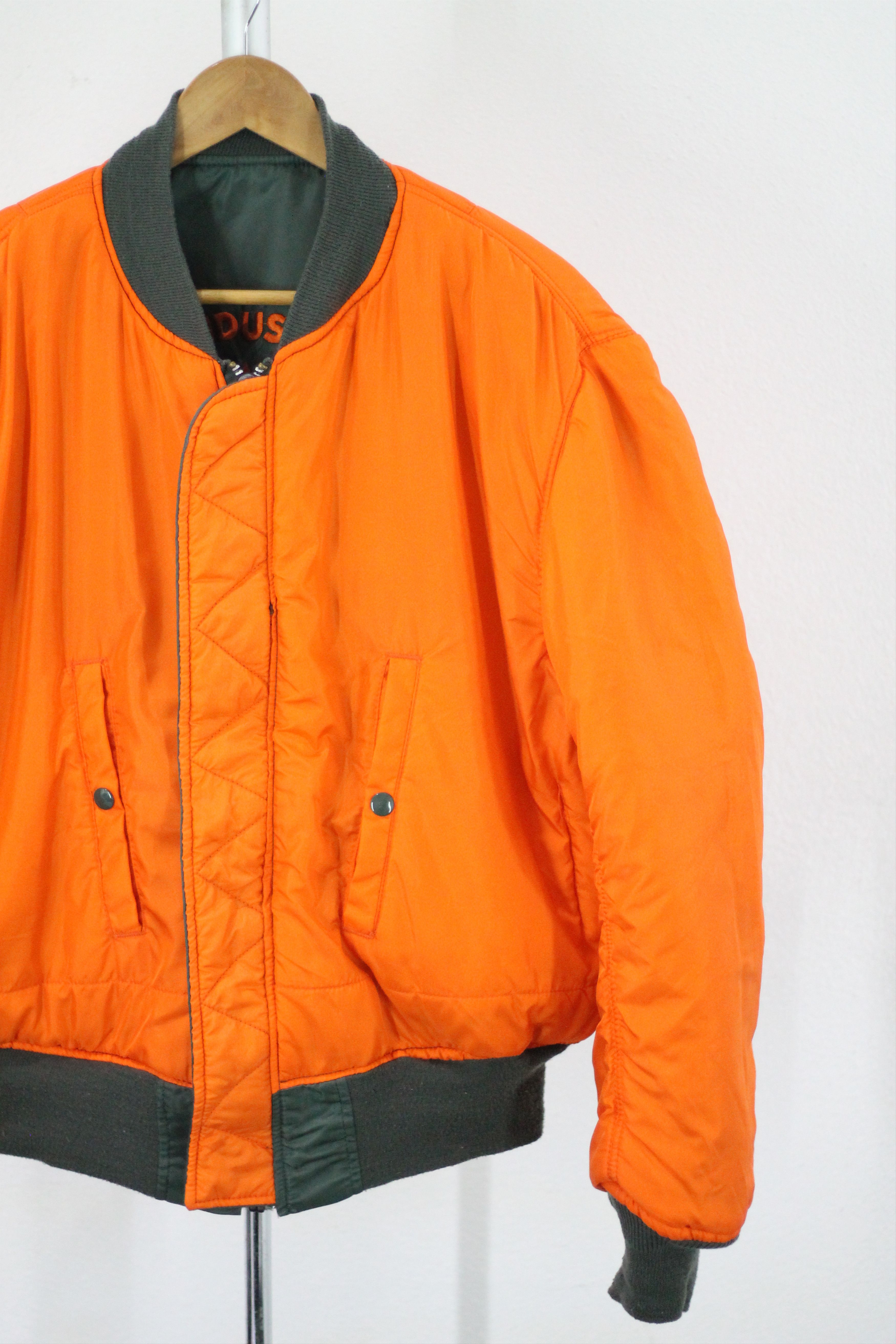 Alpha Industries Vintage ALPHA INDUSTRIES Reversible Bomber Jacket. Size US XL / EU 56 / 4 - 12 Thumbnail