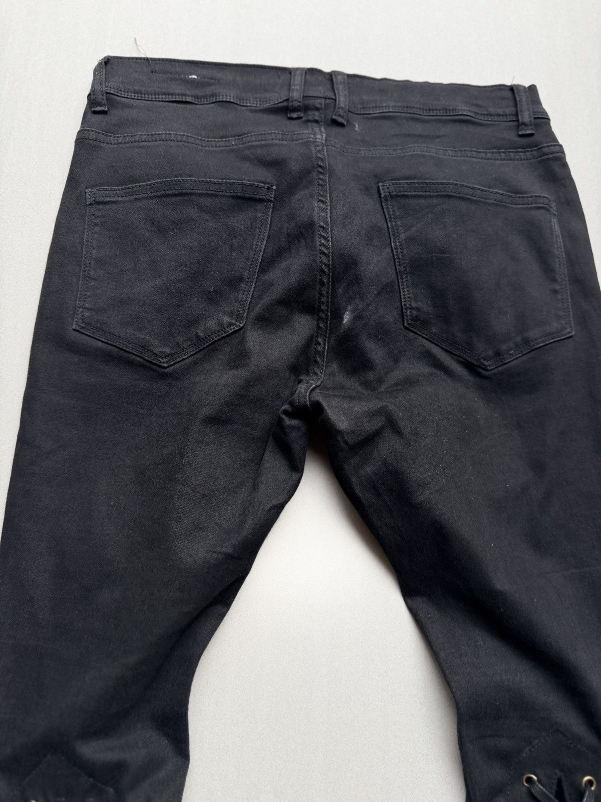Japanese Brand Cavaria lace-up flare jeans Size US 27 - 6 Thumbnail