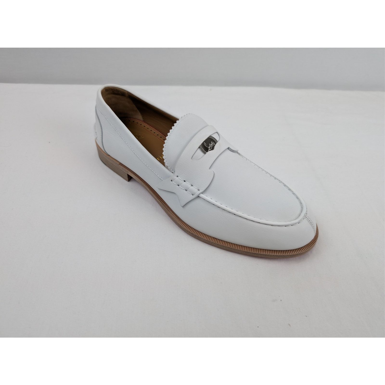 Christian Louboutin o1rshd1 Penny Flat Shoe Boots in White Size US 8.5 / EU 41-42 - 3 Thumbnail