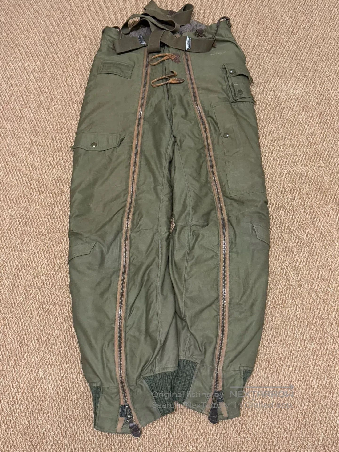 Japanese Brand USAF A-11A Flight Pants Size 30. Size US 30 / EU 46 - 1 Thumbnail