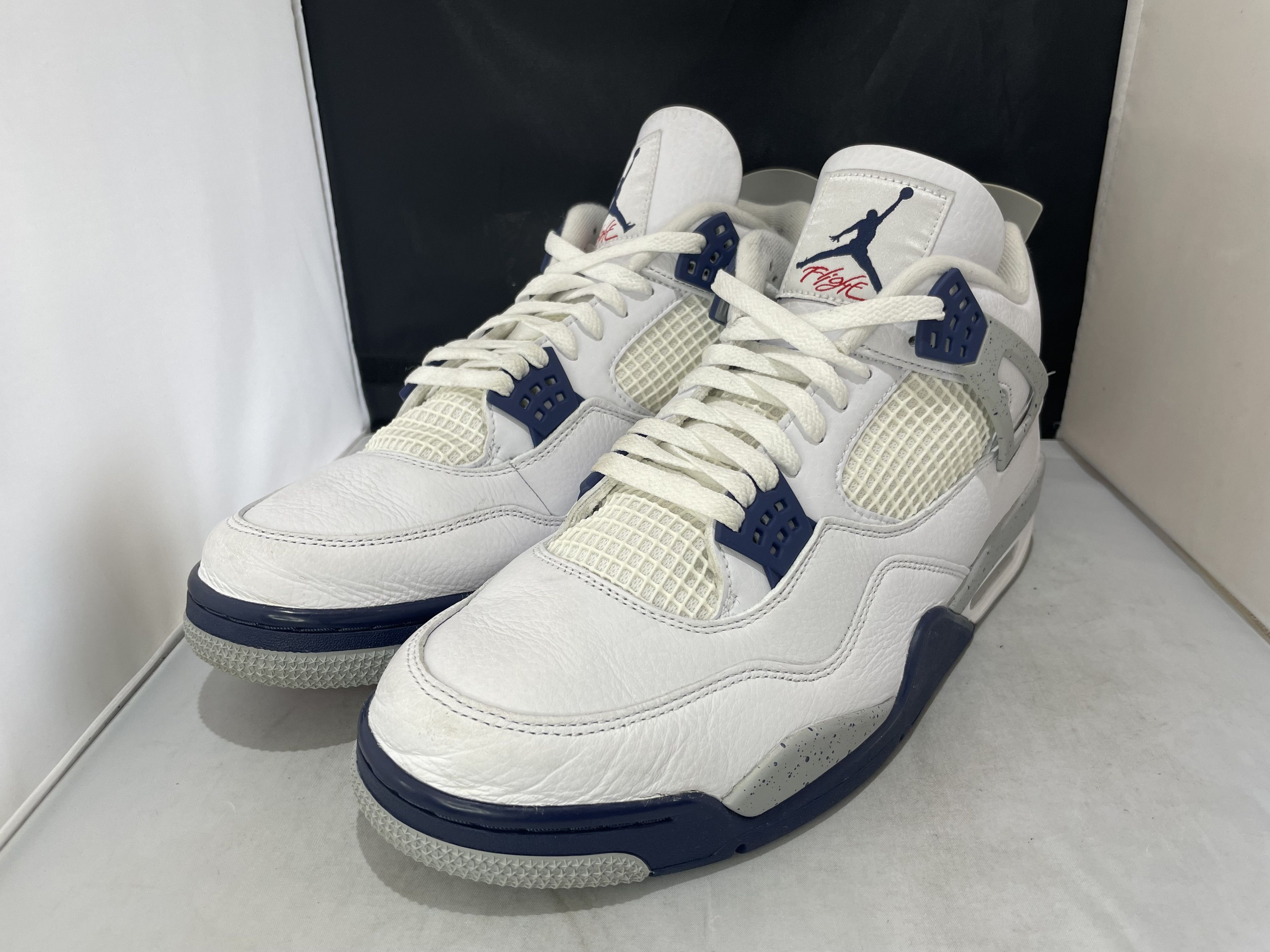 Jordan Brand Air Jordan 4 Retro 'Midnight Navy' Size US 13 / EU 46 - 4 Thumbnail