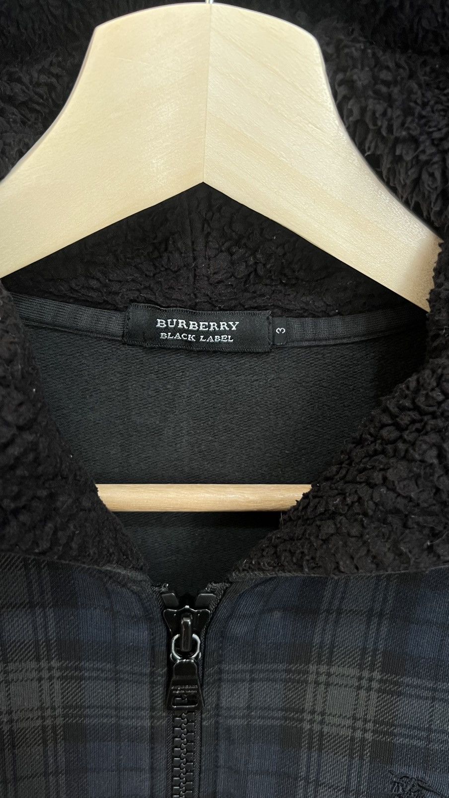 Burberry Burberry Black Label Tartan Hoodie Sweater Size US M / EU 48-50 / 2 - 6 Thumbnail