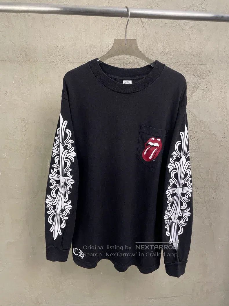 Chrome Hearts CHROME HEARTS Size M Black Rolling Stone Joint Lip Big Hors Size US M / EU 48-50 / 2 - 5 Thumbnail